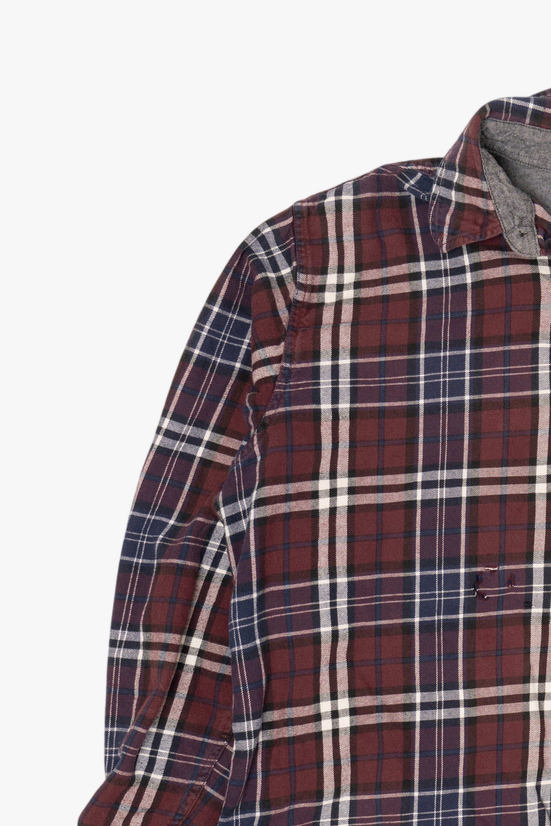 Burgundy Weatherproof Flannel Shirt