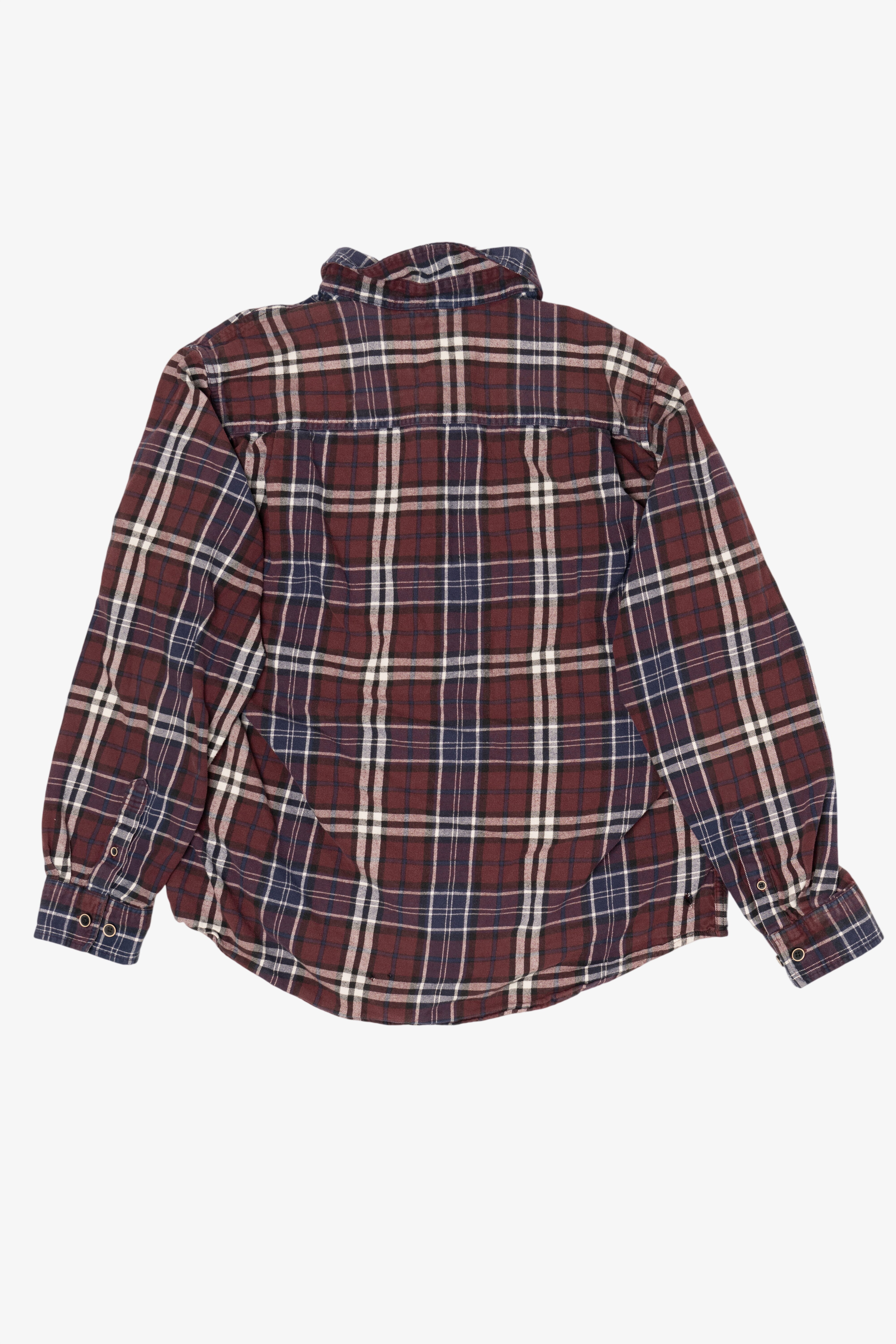 Burgundy Weatherproof Flannel Shirt