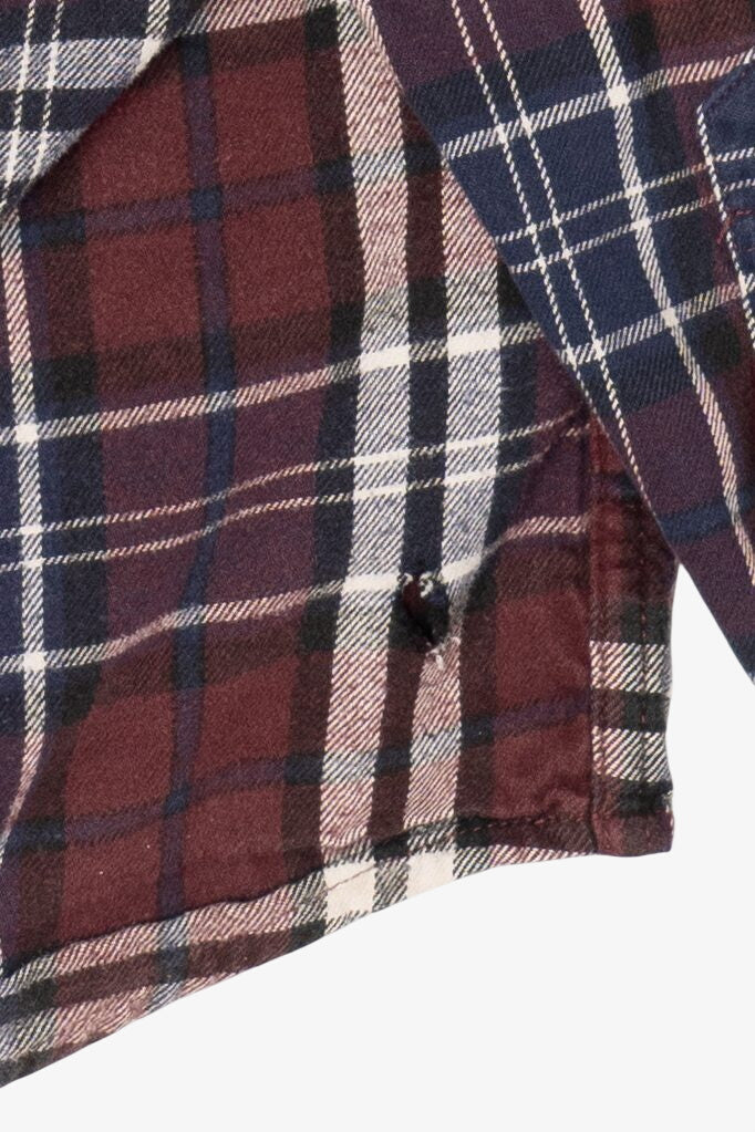 Burgundy Weatherproof Flannel Shirt
