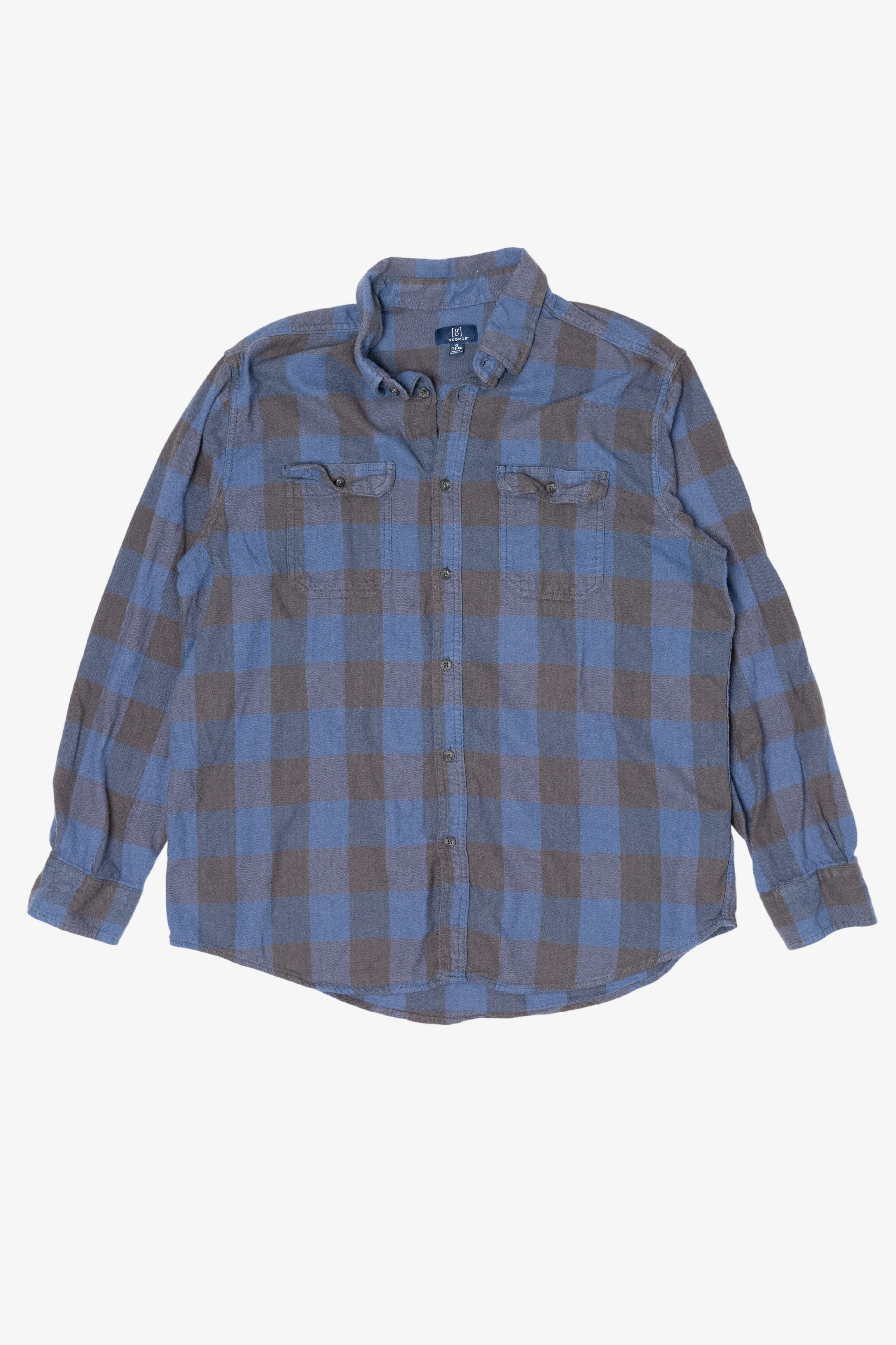 Blue George Flannel Shirt