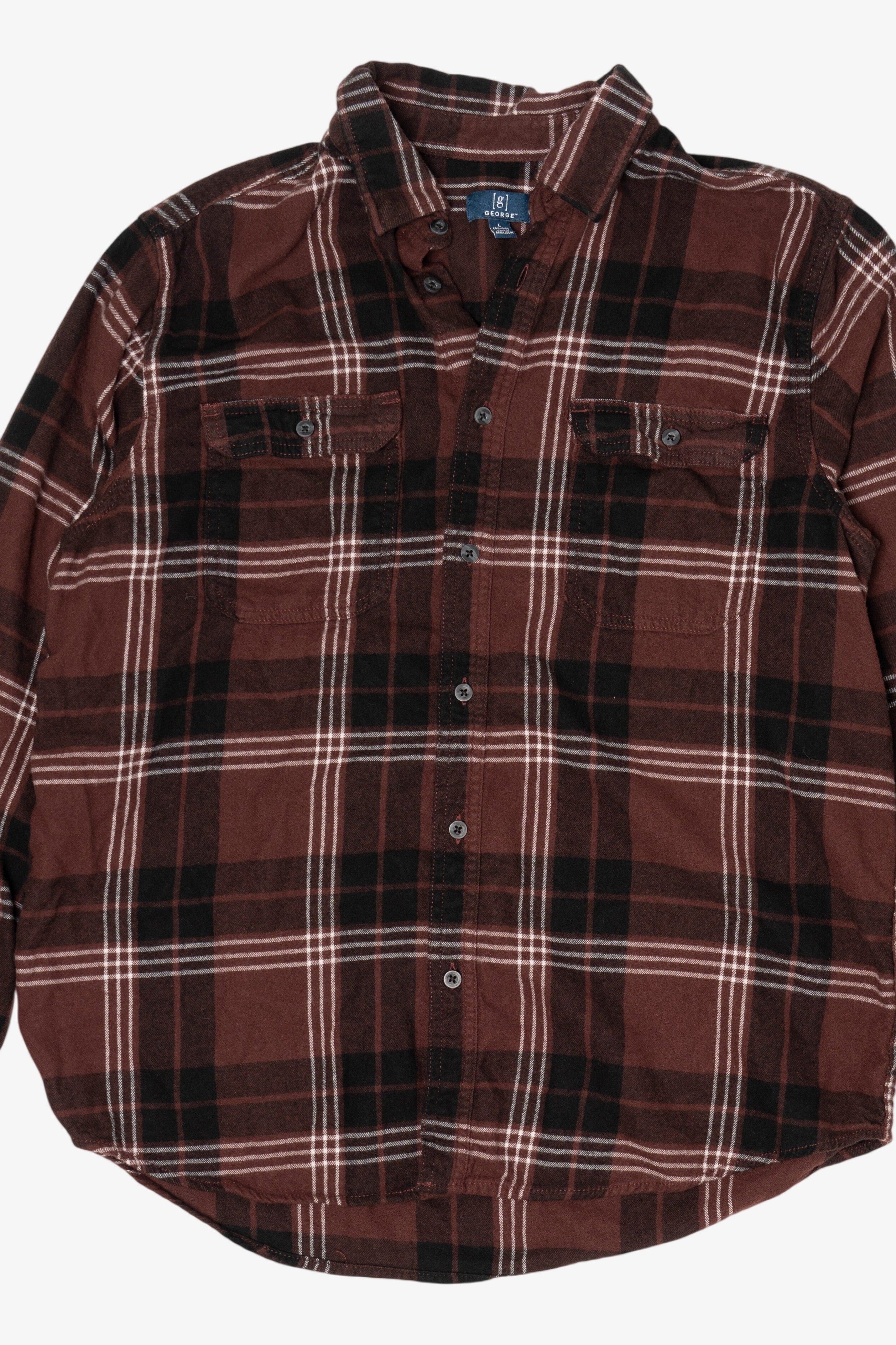 Brown George Flannel Shirt