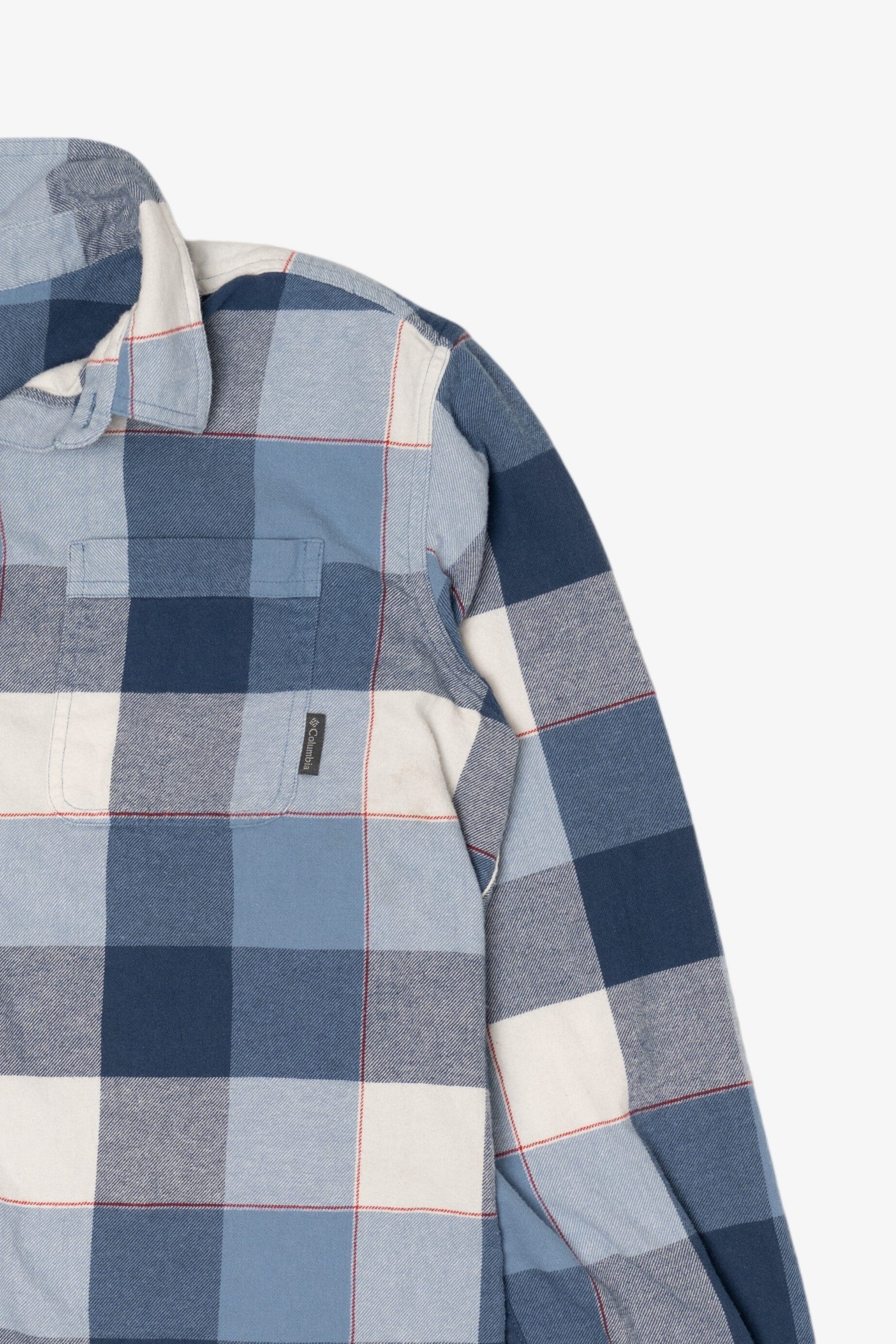 Blue Columbia Flannel Shirt