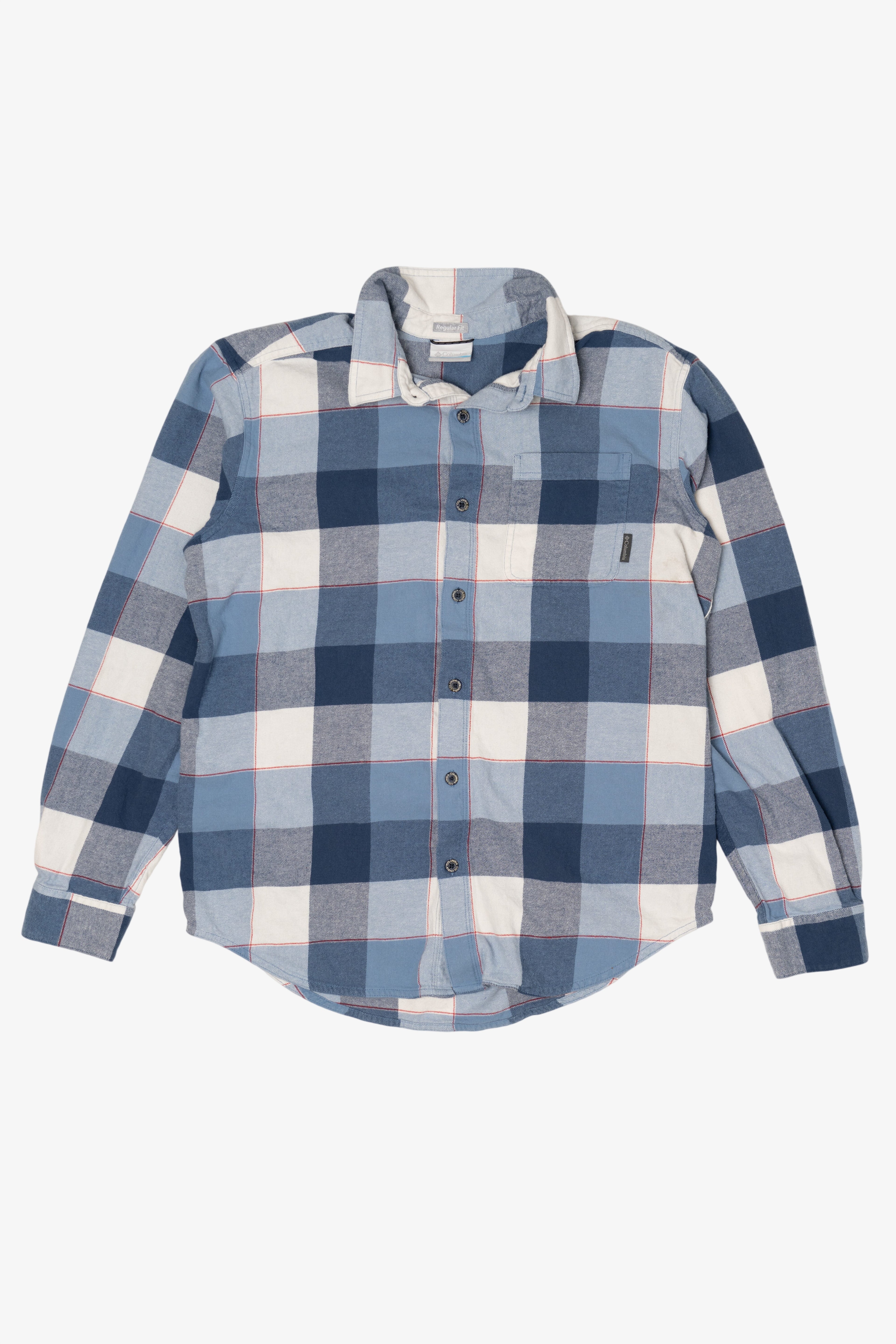 Blue Columbia Flannel Shirt
