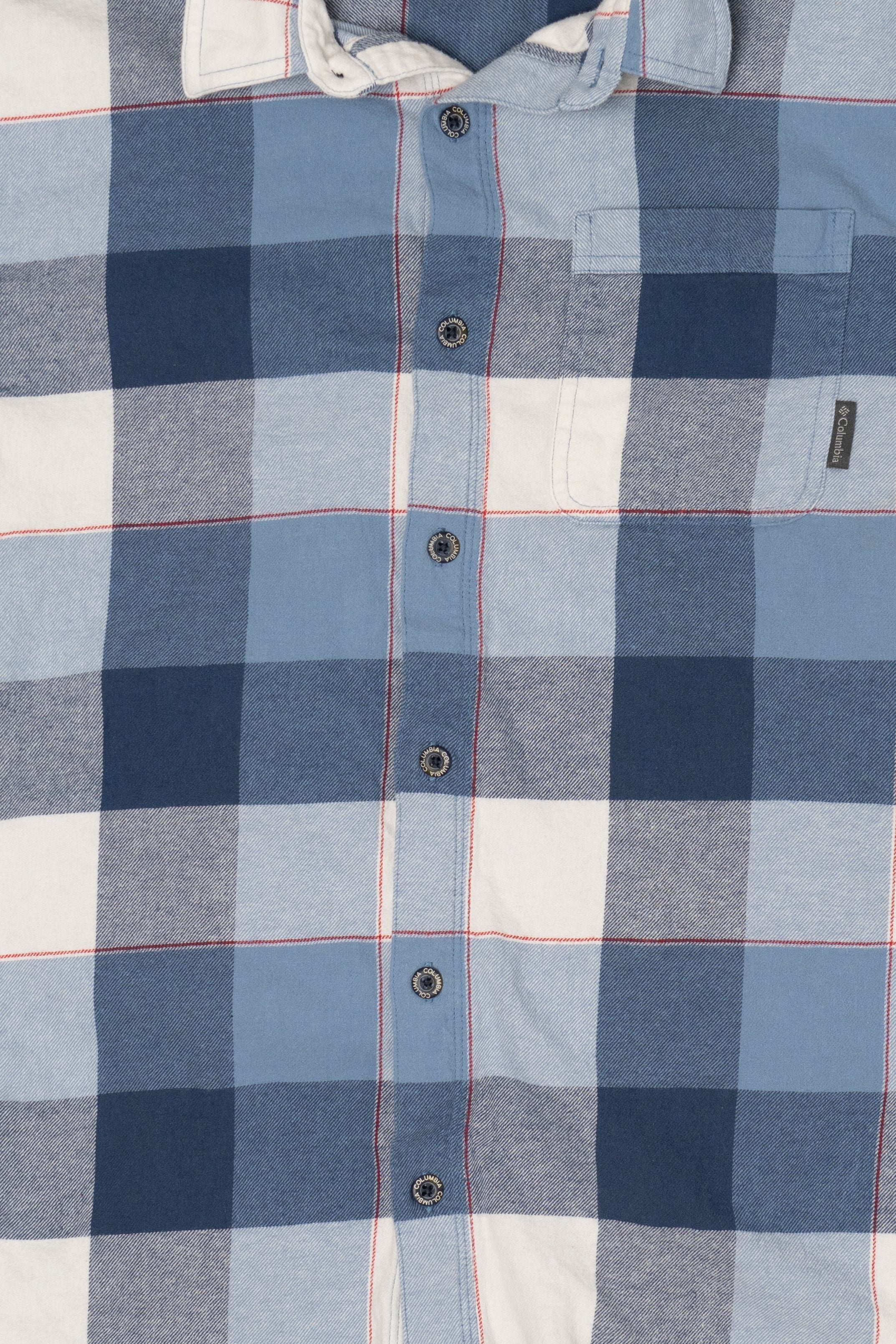Blue Columbia Flannel Shirt