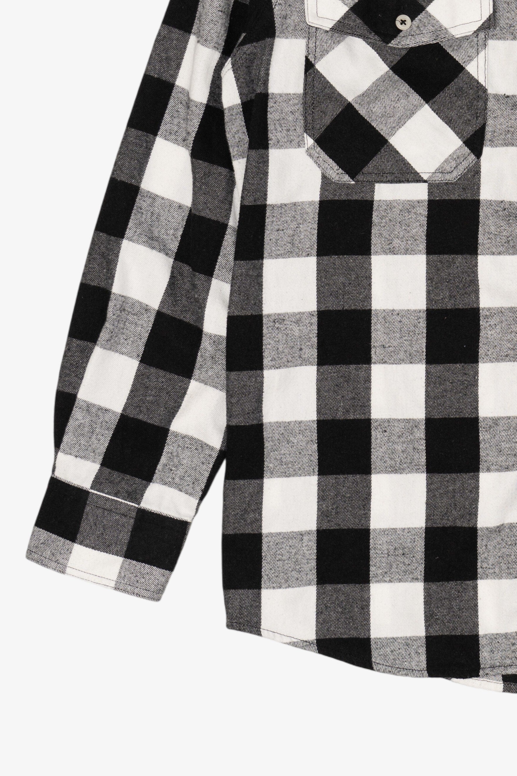 Black And White Checkered Flannel Shirts