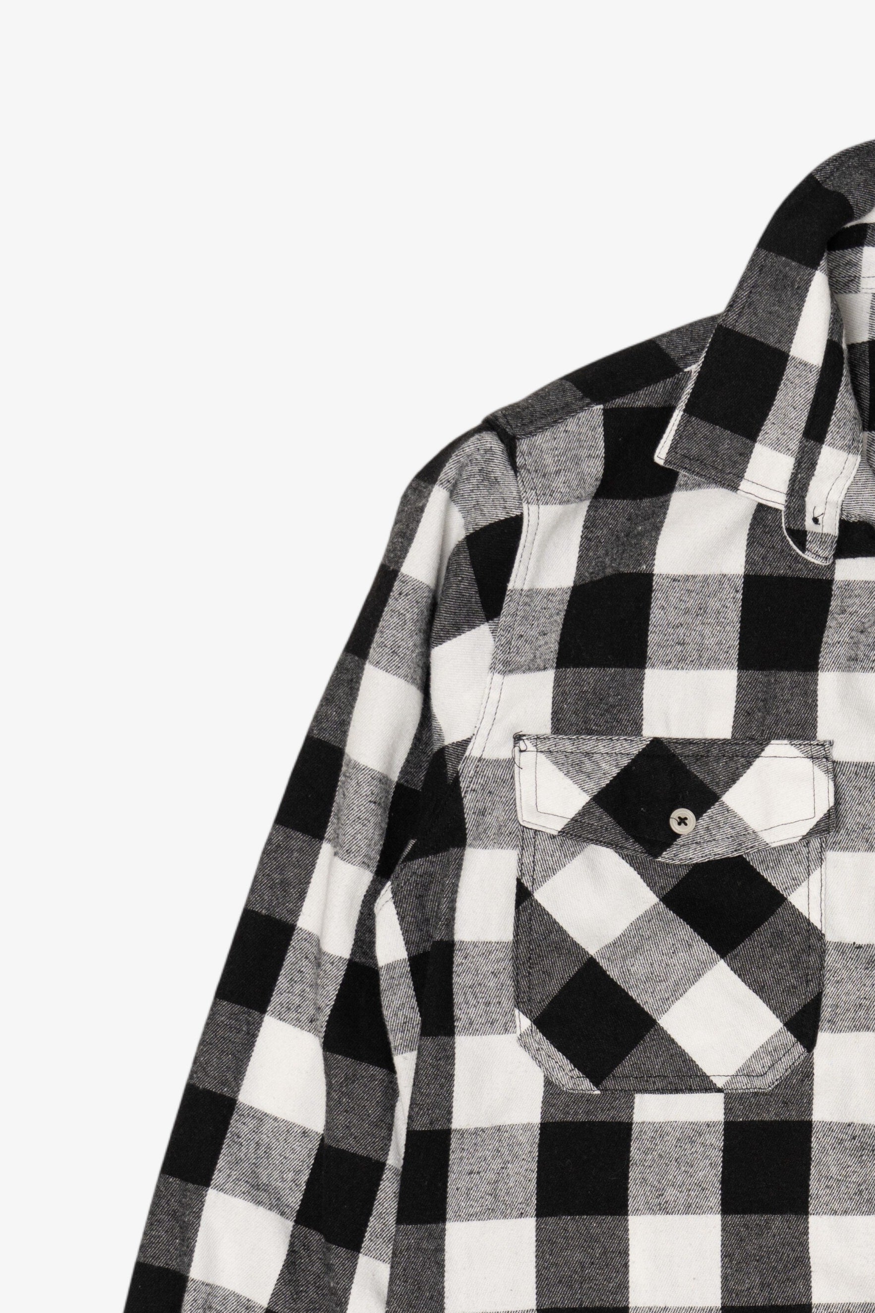 Black And White Checkered Flannel Shirts