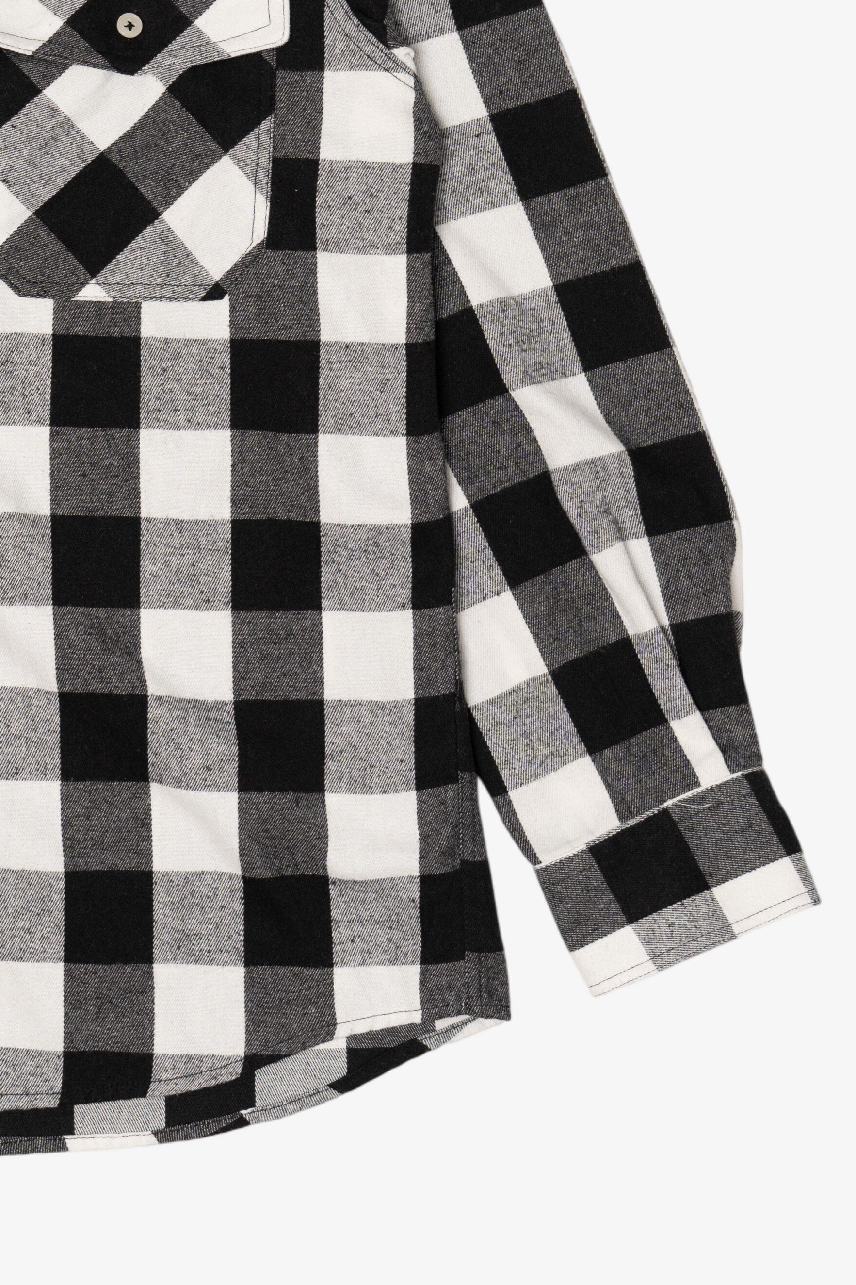 Black And White Checkered Flannel Shirts