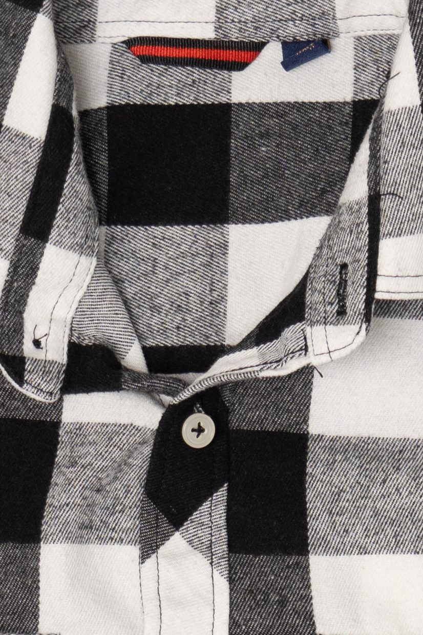 Black And White Checkered Flannel Shirts