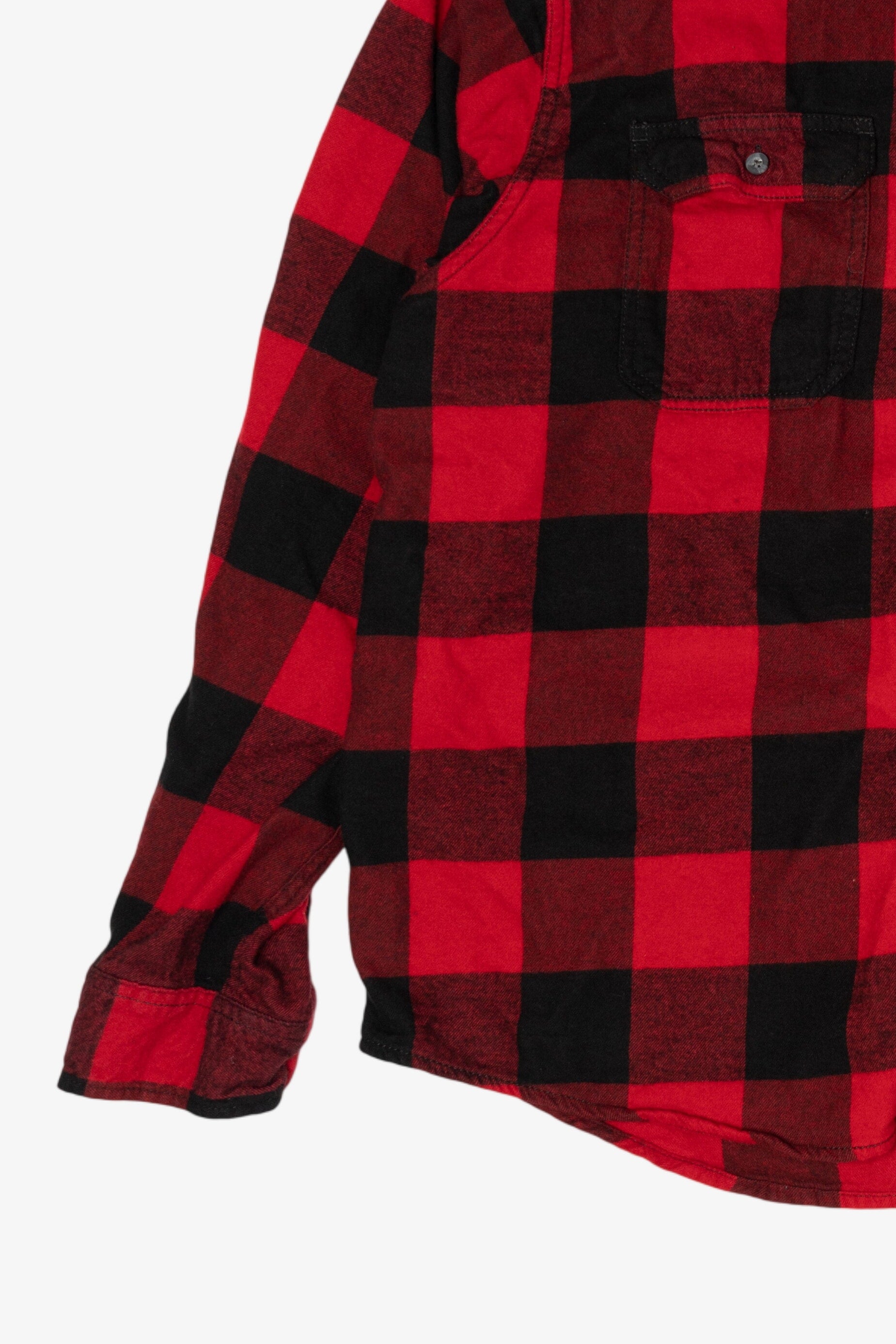Red Checkered George Flannel Shirt