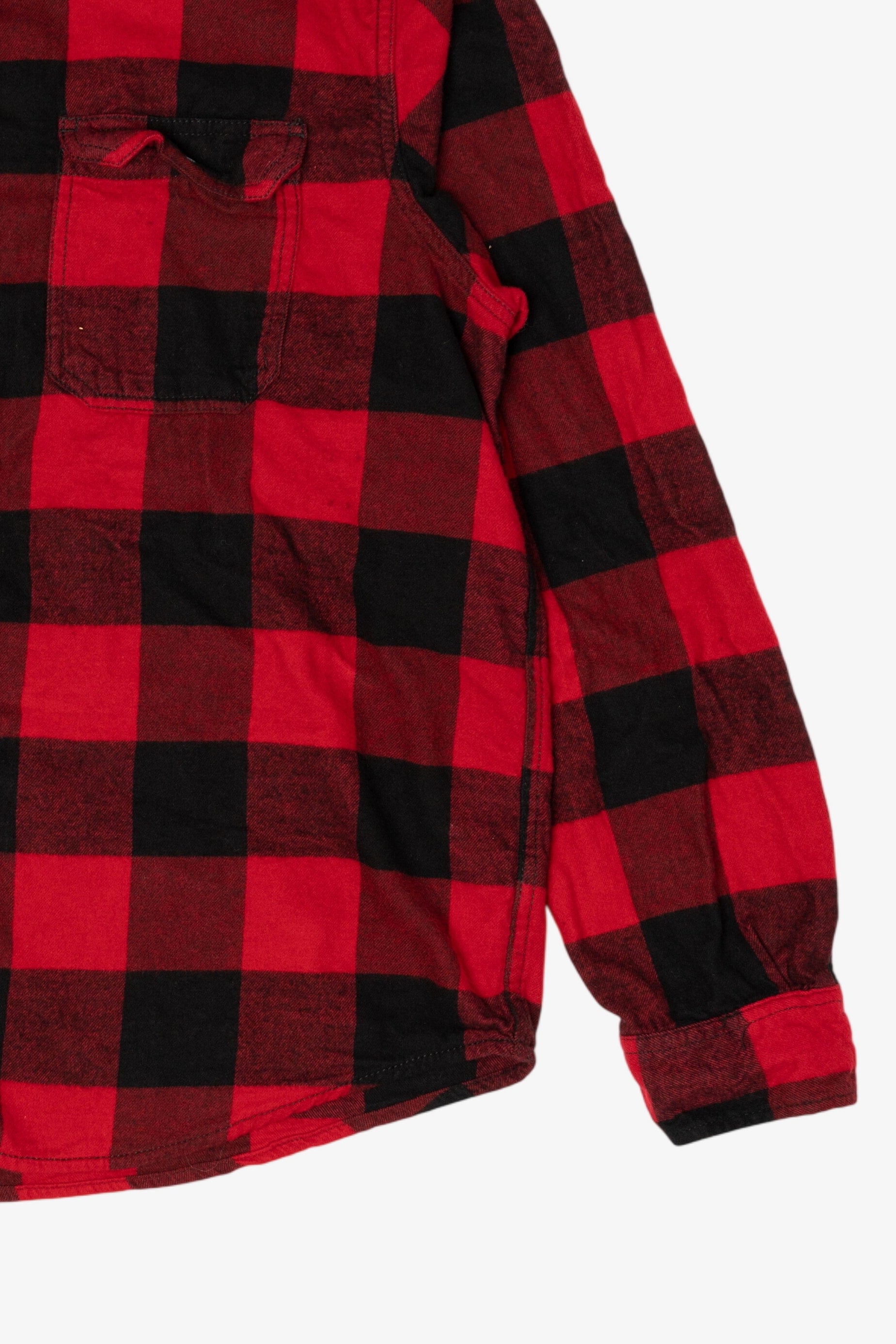 Red Checkered George Flannel Shirt