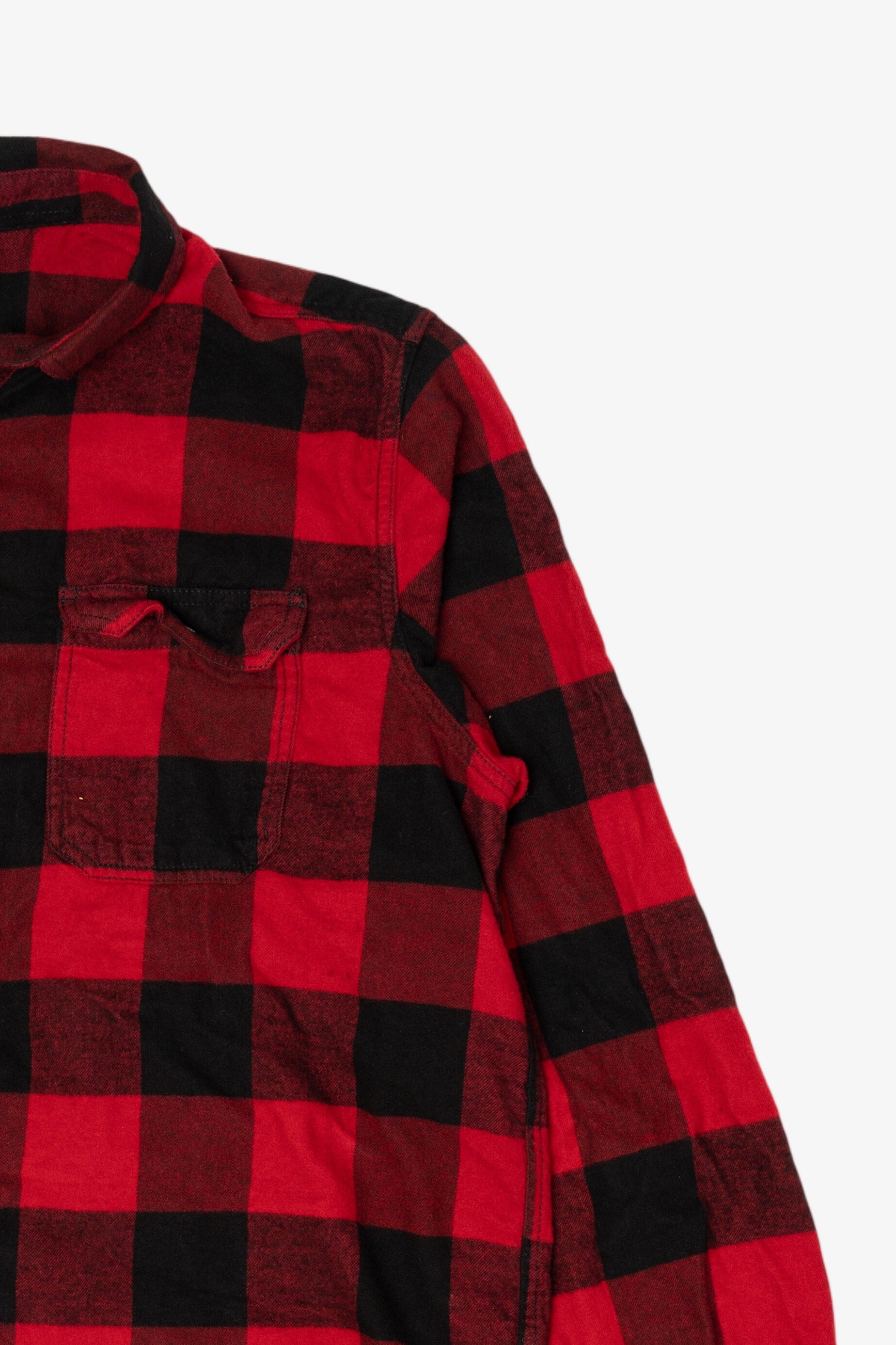 Red Checkered George Flannel Shirt