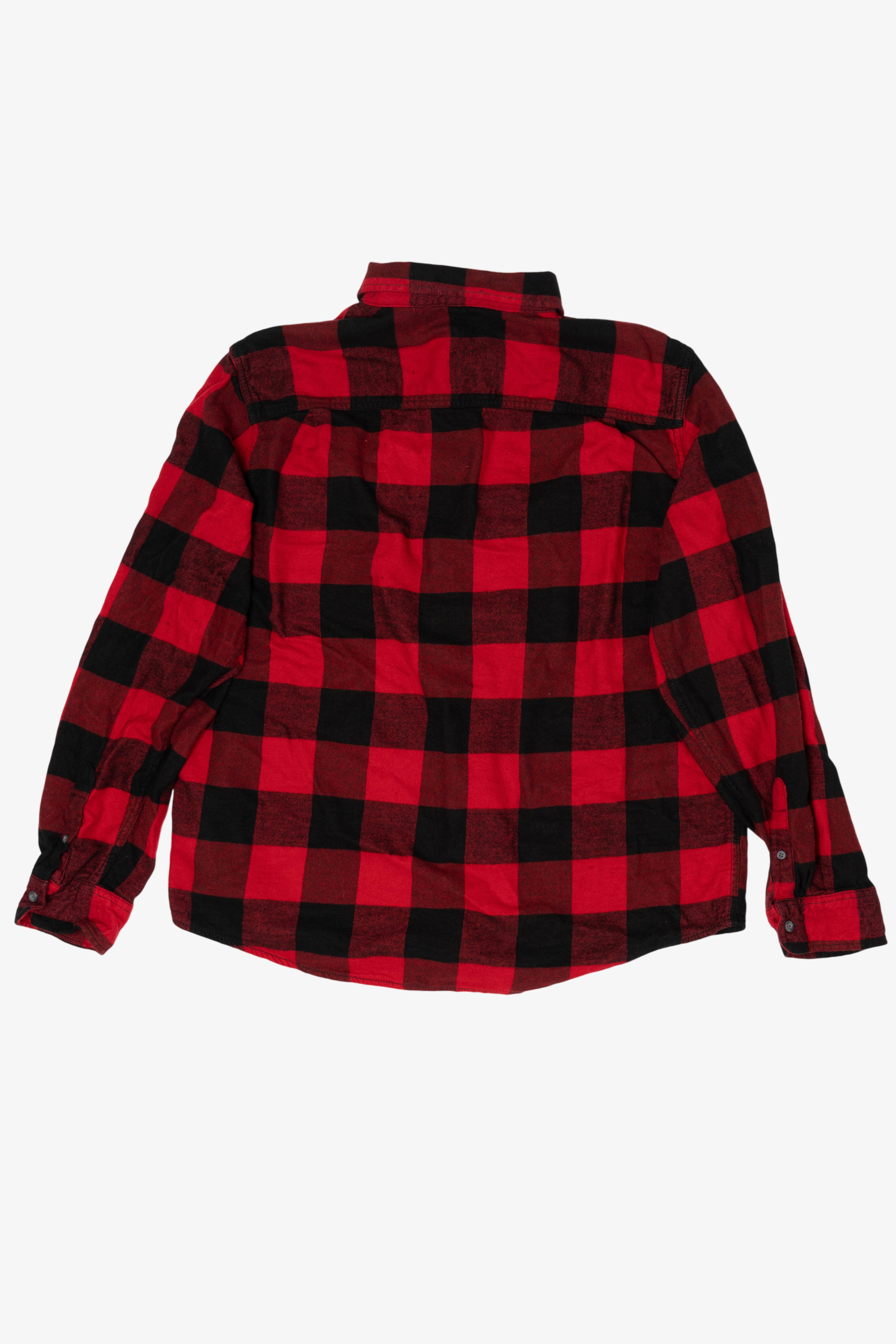 Red Checkered George Flannel Shirt