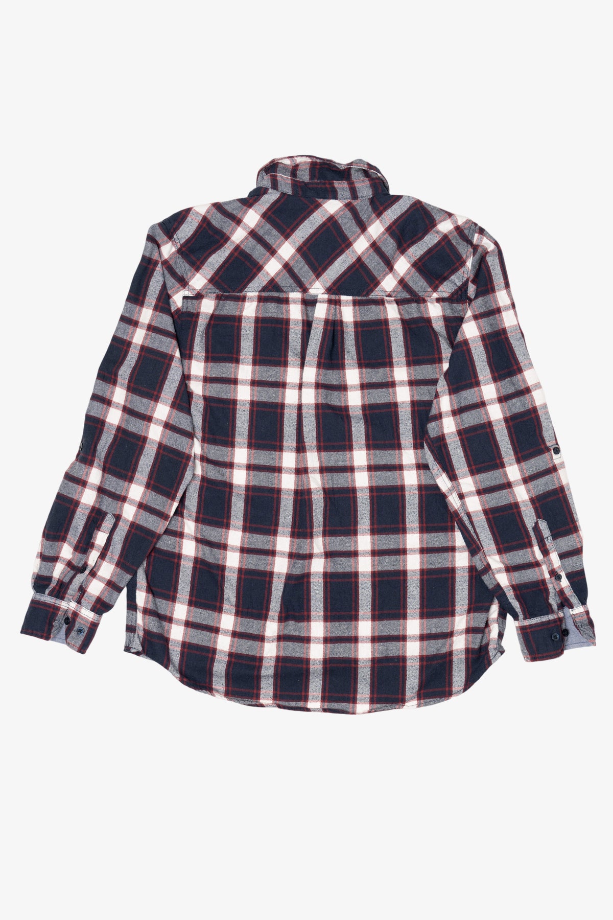 Navy Blue Silver Jeans Co. Flannel Shirt