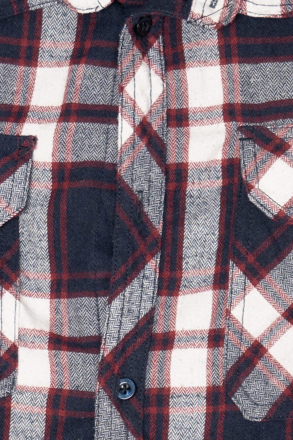 Navy Blue Silver Jeans Co. Flannel Shirt