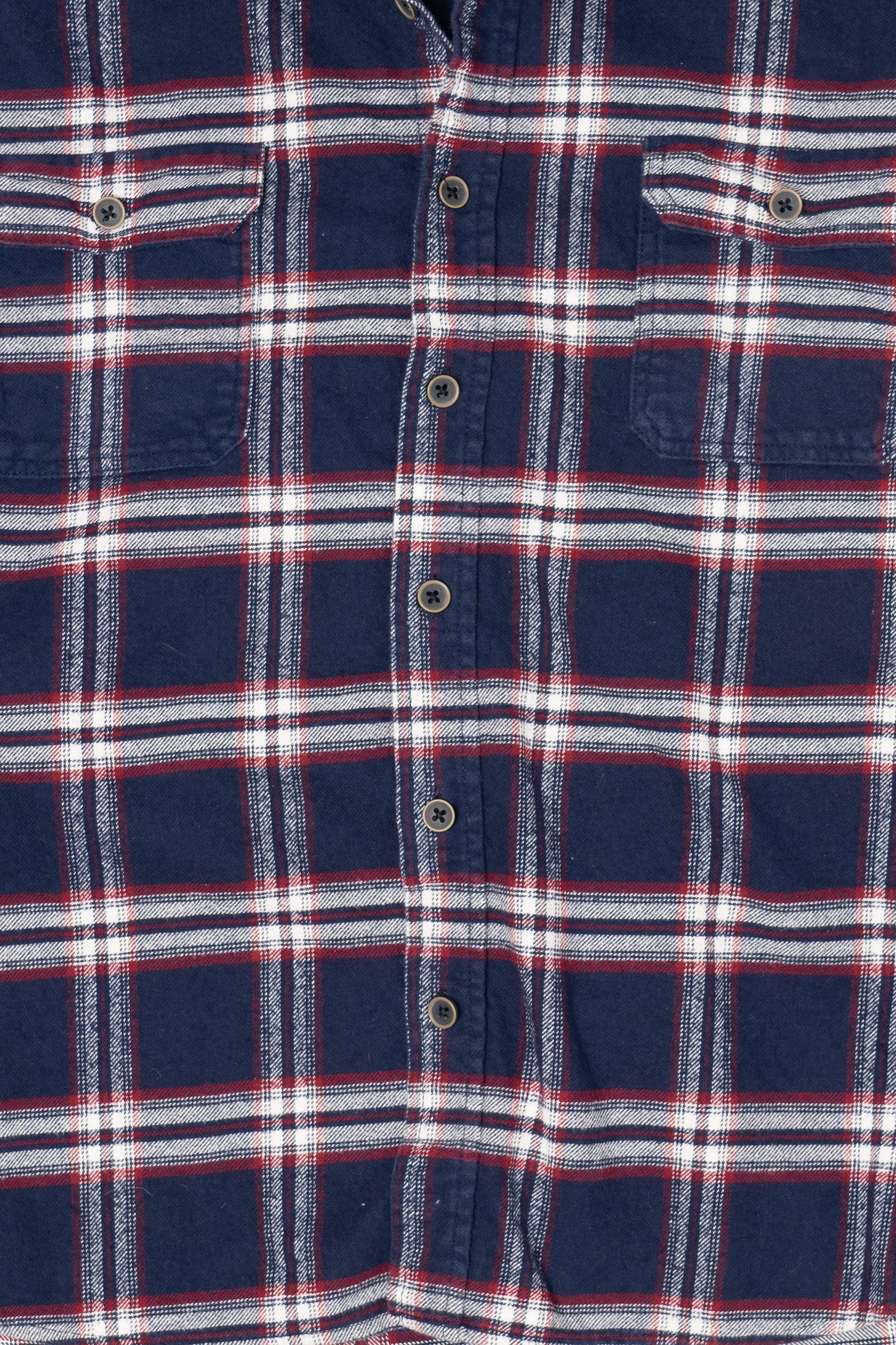 Navy Blue Jachs Flannel Shirt