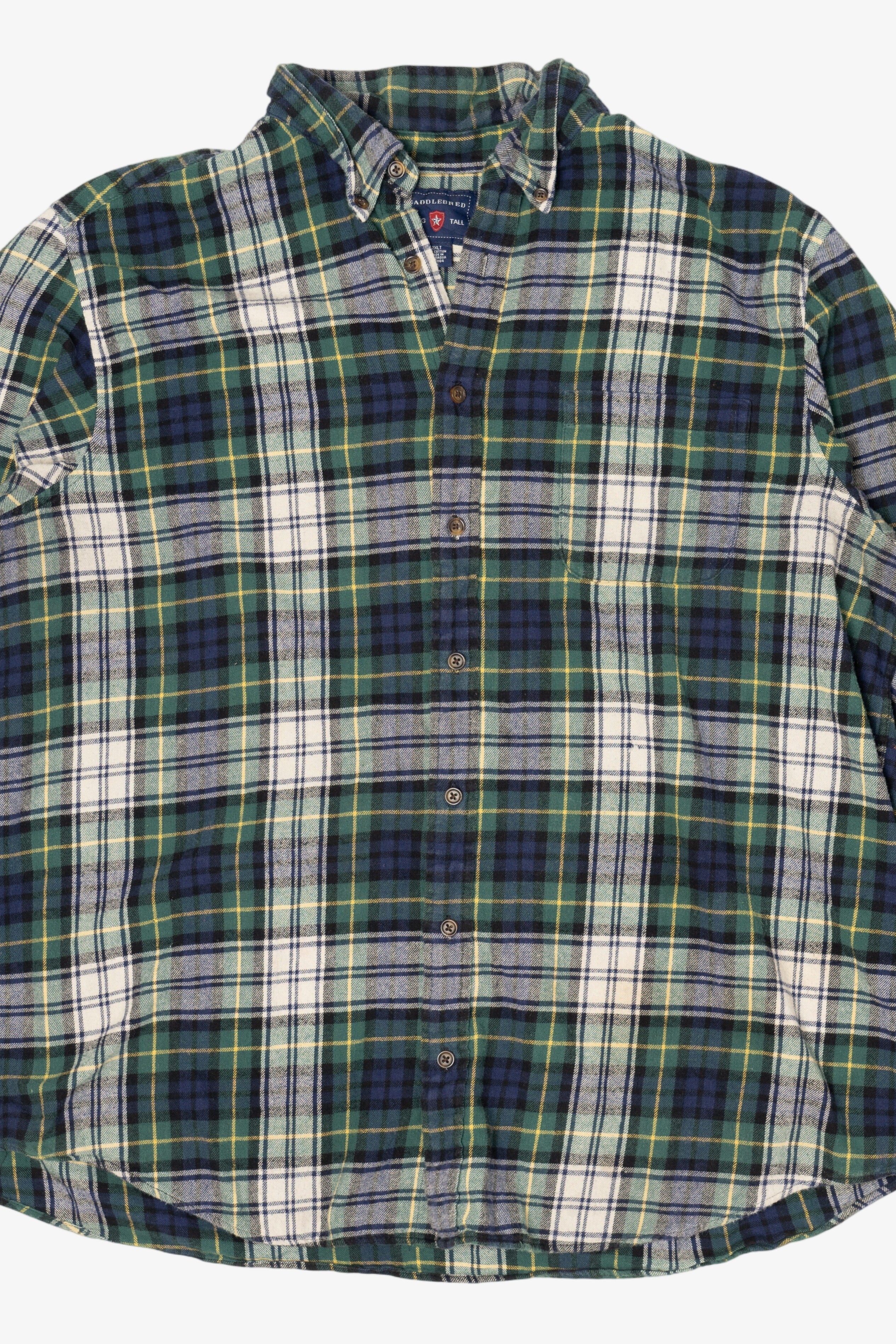 Green And Blue Saddlebred Flannel Shirt