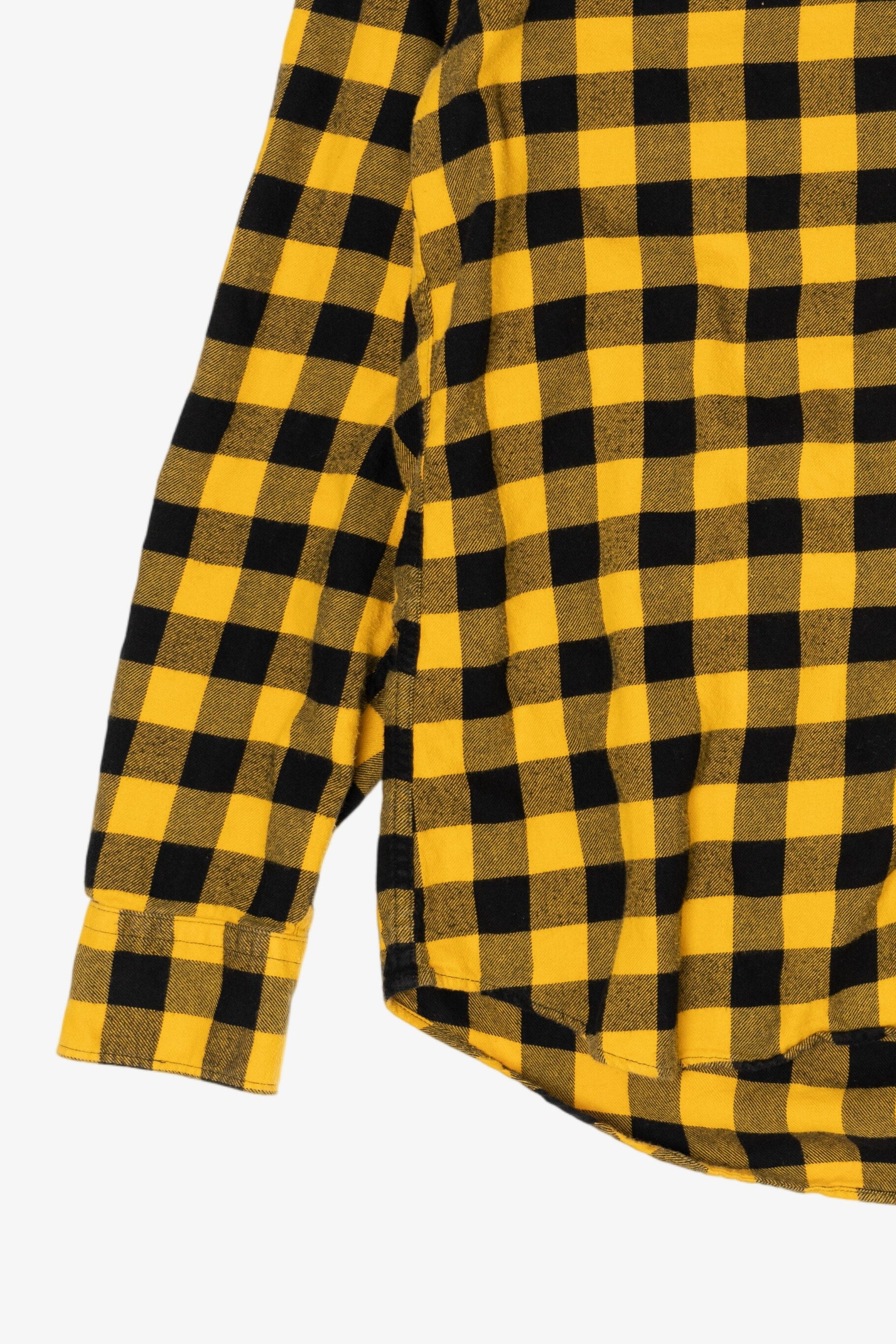 Black And Yellow Flannel Shirt