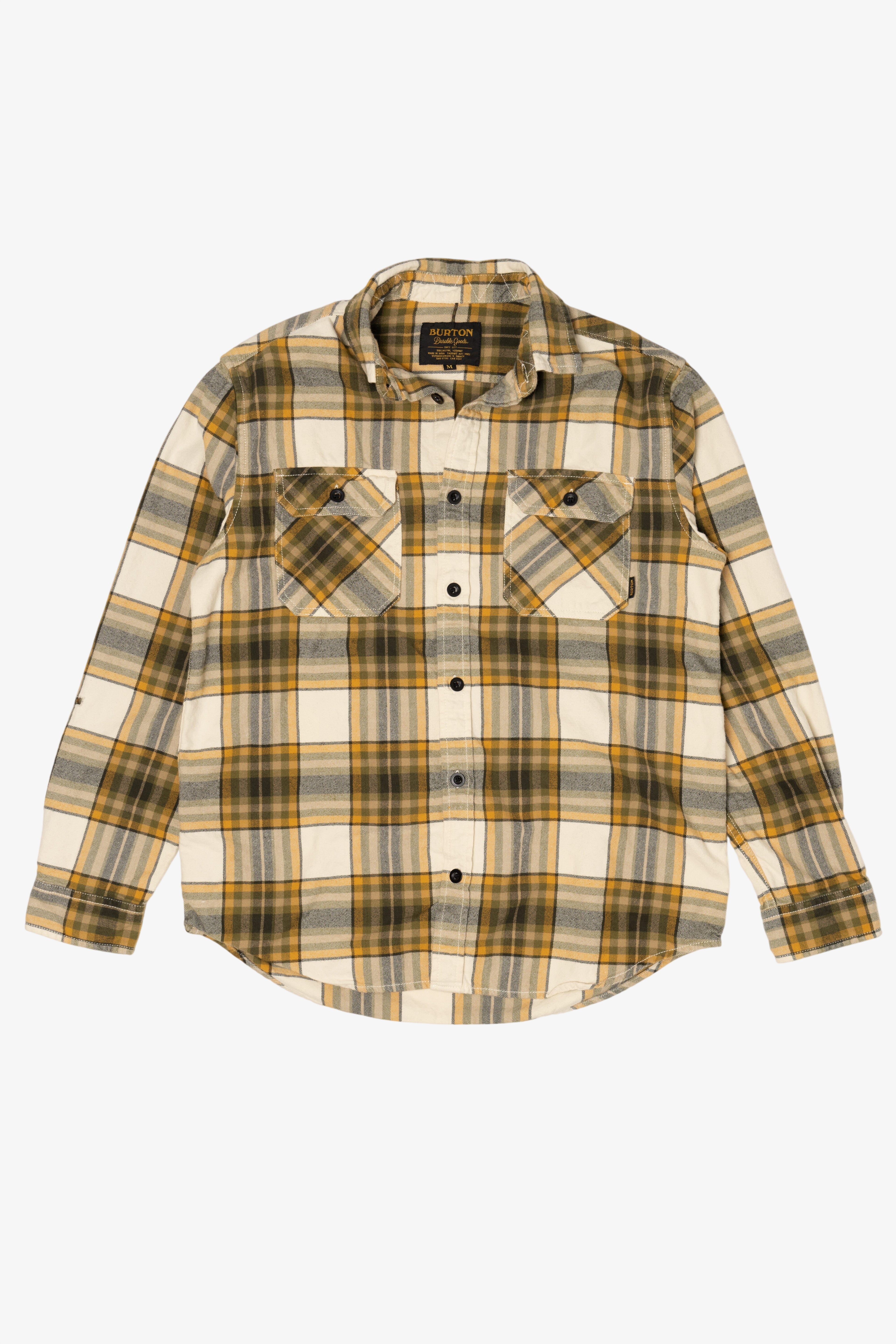 Yellow Burton Flannel Shirt