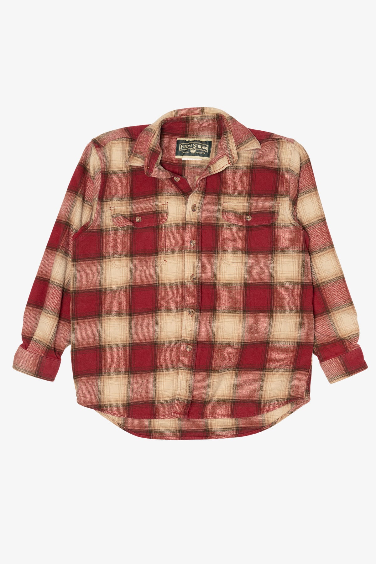 Red And Yellow Field & Stream Flannel Shirt