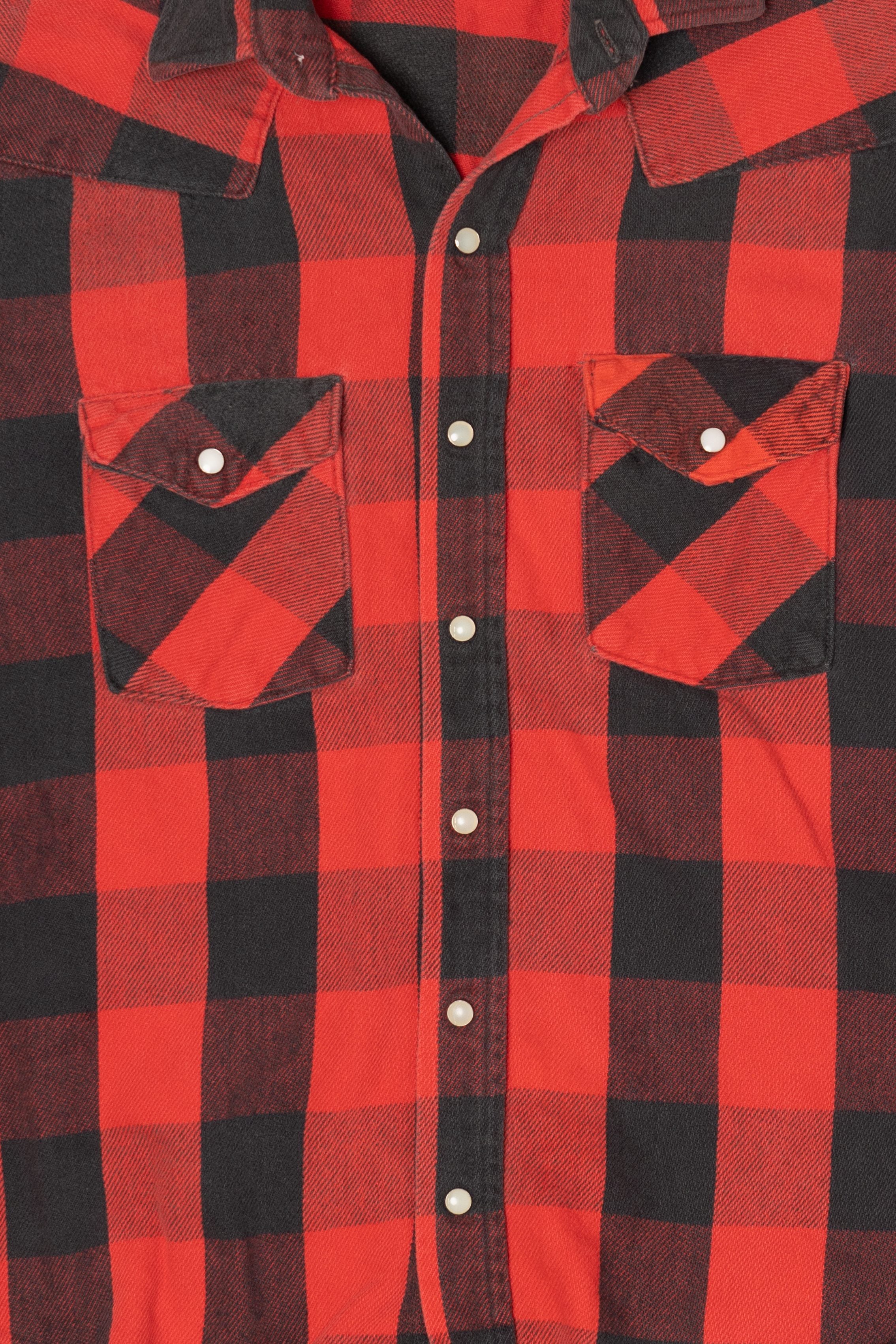 Red And Black Checkered Flannel Shirt
