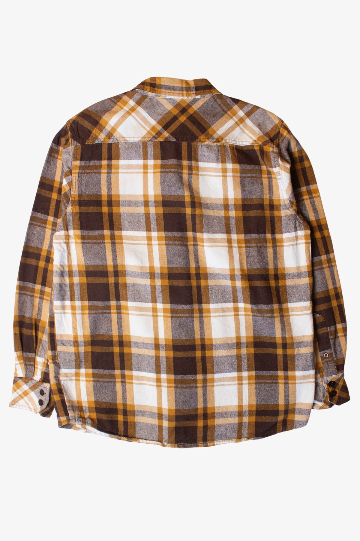 Brown & Mustard Flannel Shirt (2000s)