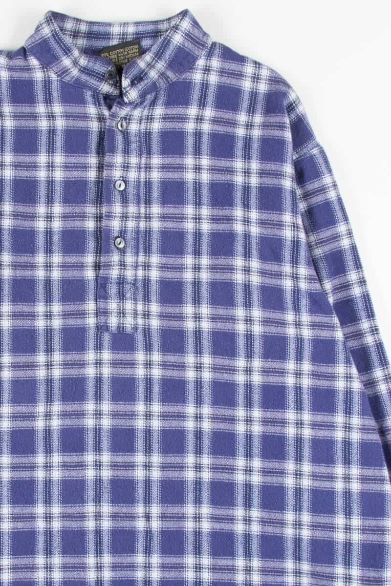 Blue Pullover Vintage Flannel 2560