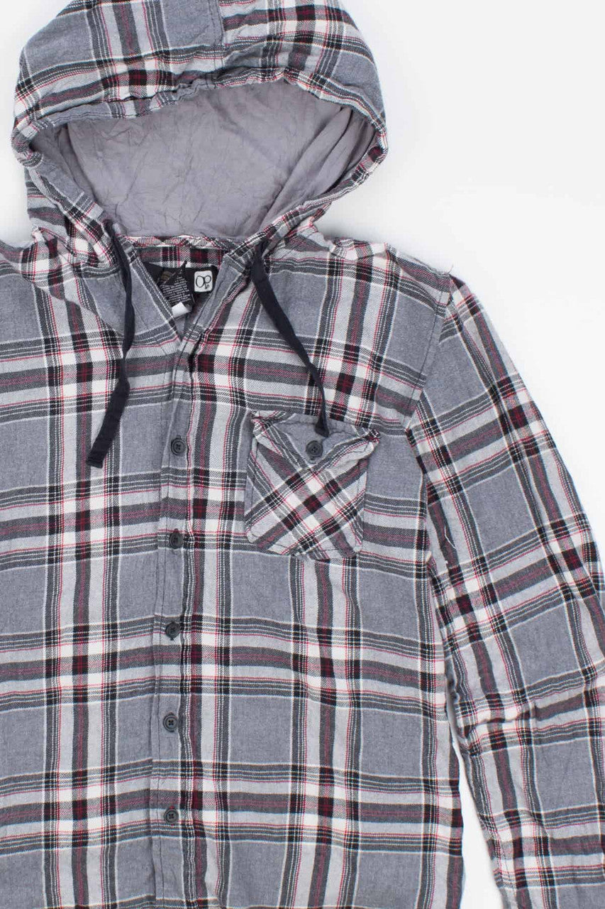 Cropped Hooded Vintage Flannel 2728