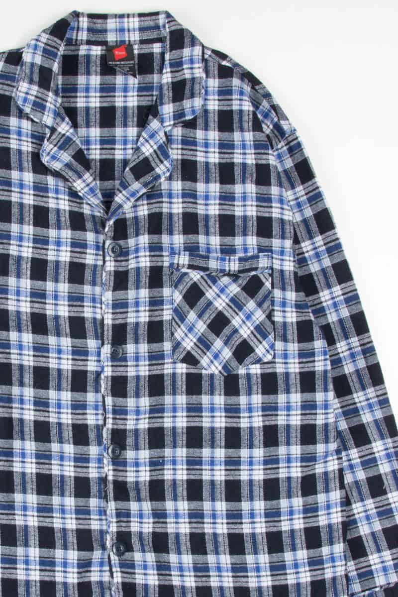 Vintage Flannel Pajama Top 2840