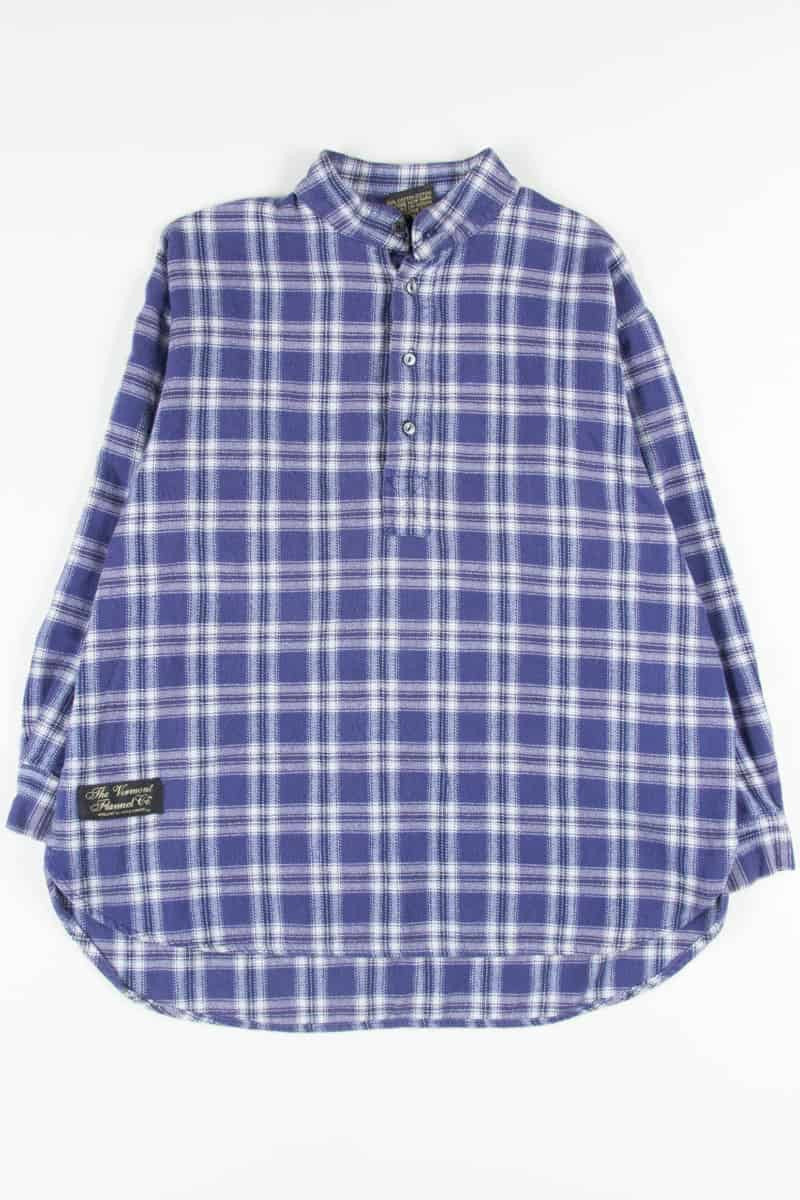 Blue Pullover Vintage Flannel 2560