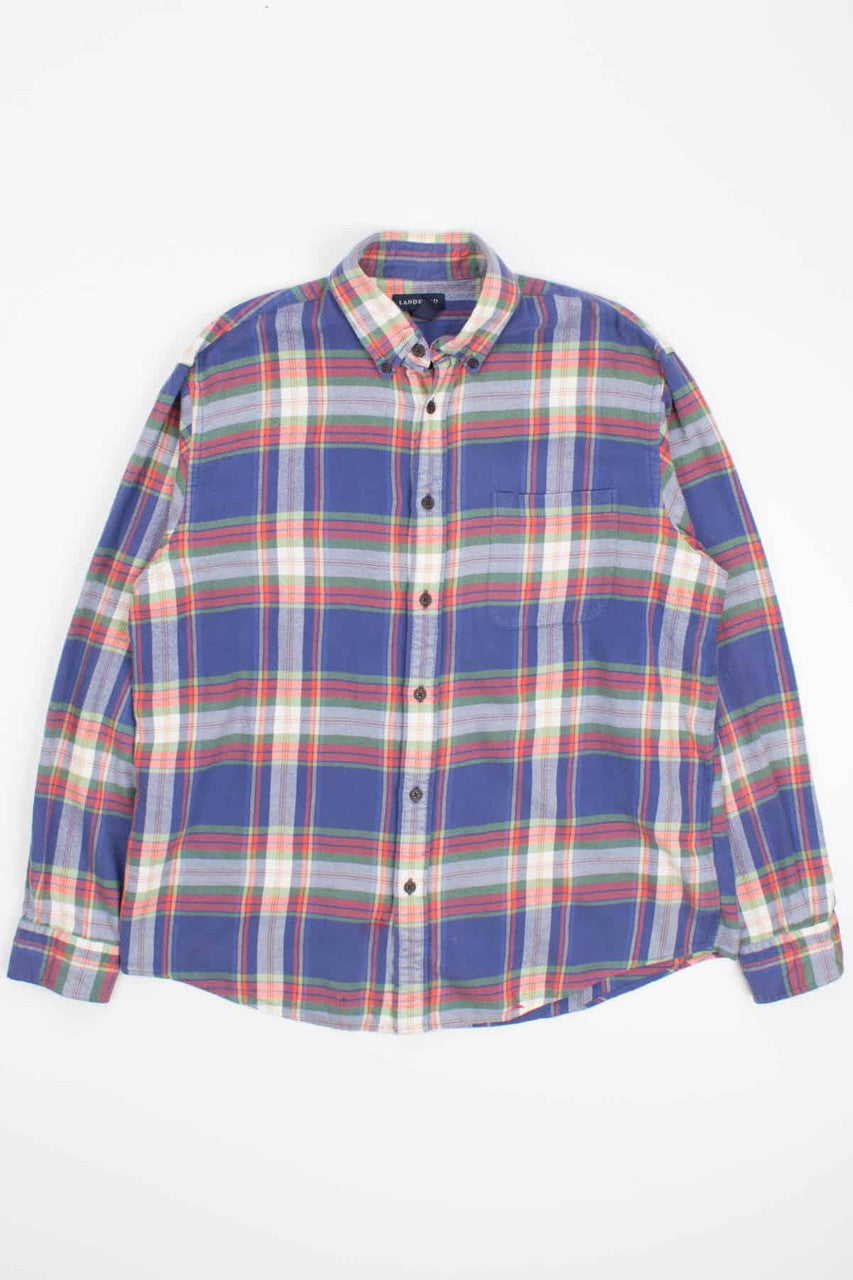 Oversized Vintage Plaid Flannel
