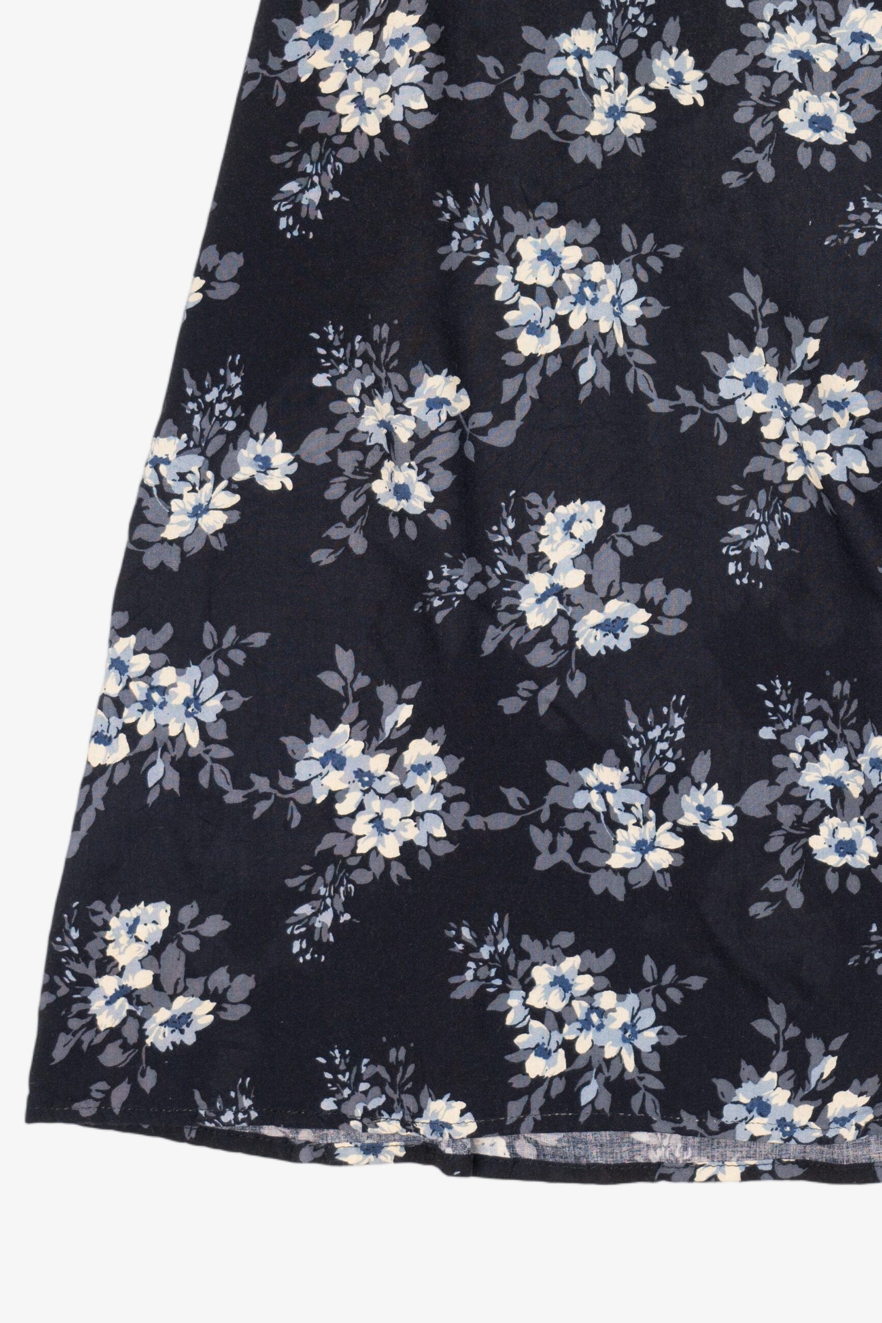 Navy Blue Feruccia Floral Skirt