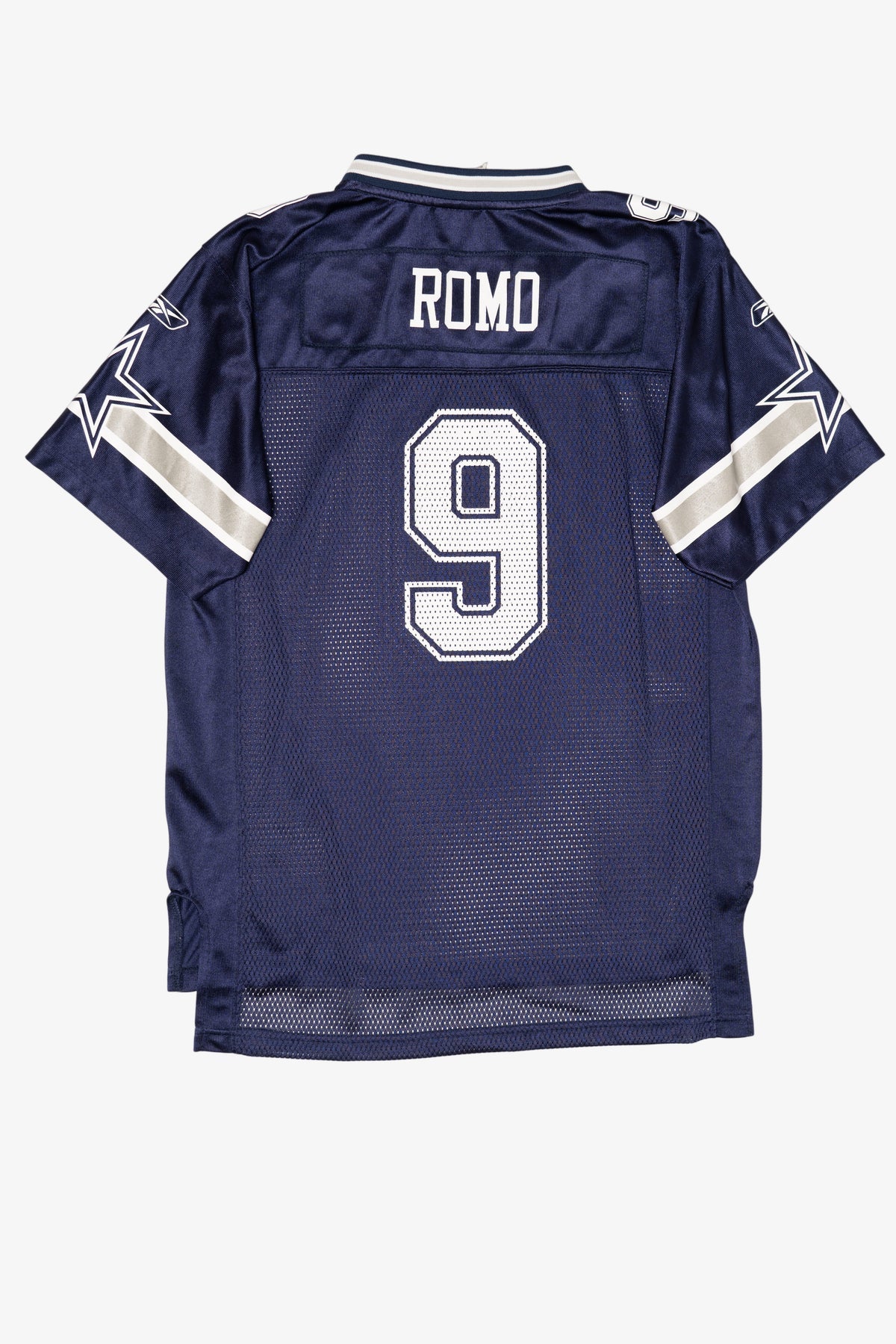 Vintage Navy Blue NFL Dallas Cowboys Tony Romo #9 Jersey(2000s)