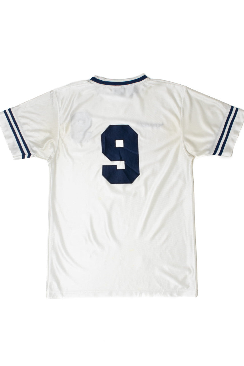 Navy Stripe #9 Diadora Soccer Jersey