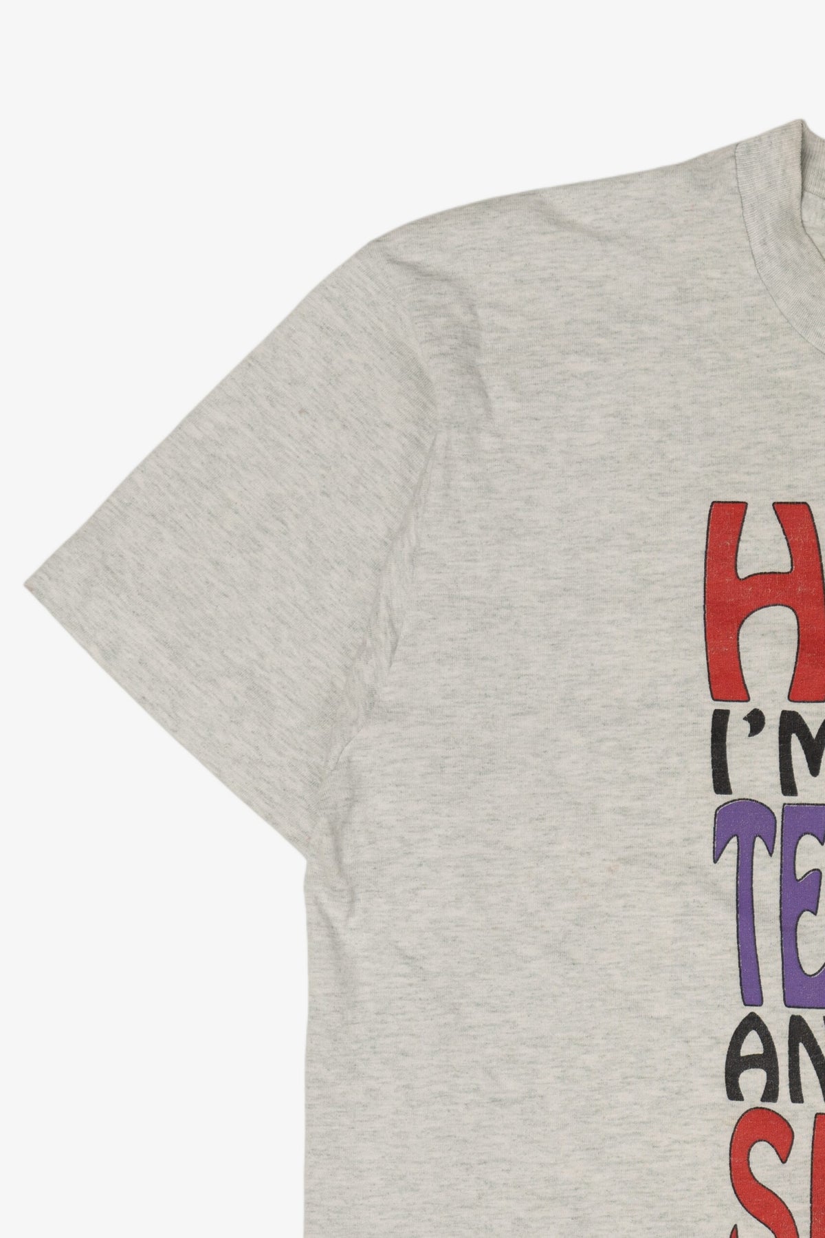 Vintage "Help! I'm On The Telephone And I Can't Shut Up" Funny T-Shirt (1990s)