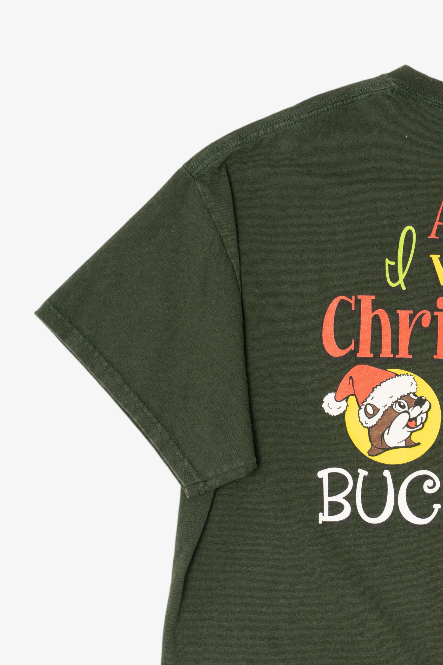 Buc-ee's "All I Want For Christmas Is My Two Buck Teeth" T-Shirt (2010s)