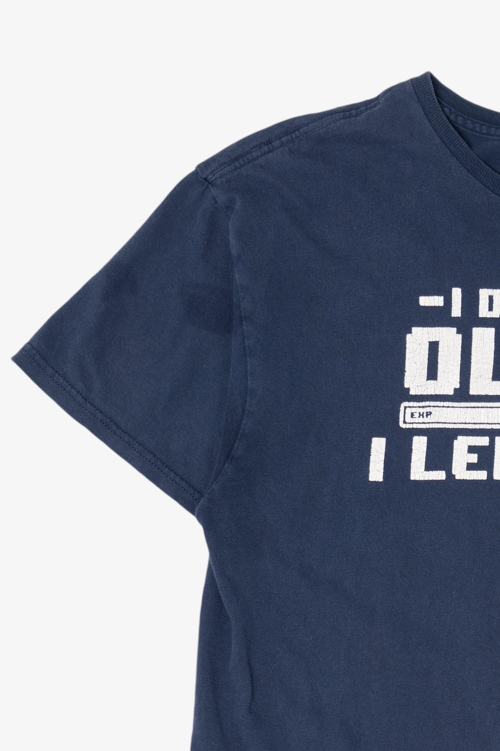 Vintage Navy Blue "I Don't Get Older I Level Up" T-Shirt (2000s)