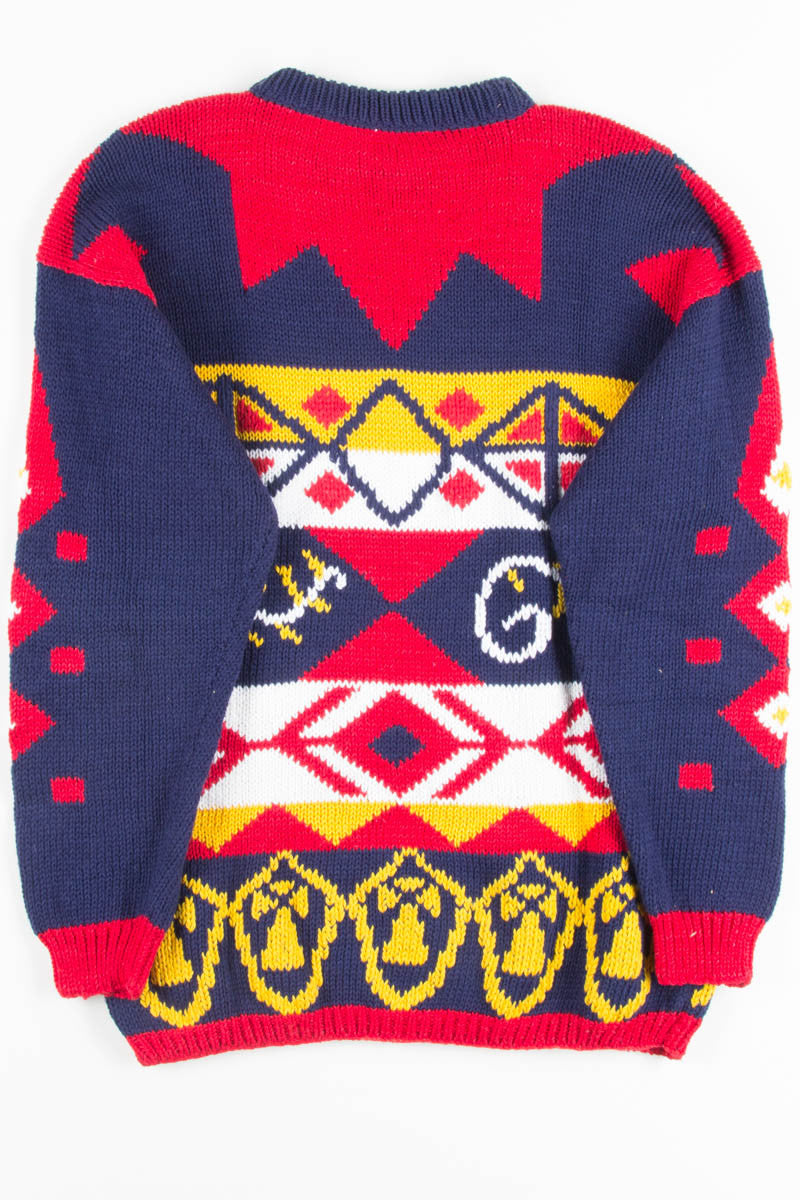 Vintage Diamond Pattern Sweater