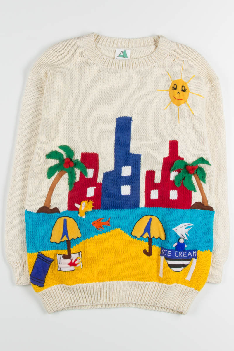 Vintage Beach Sweater