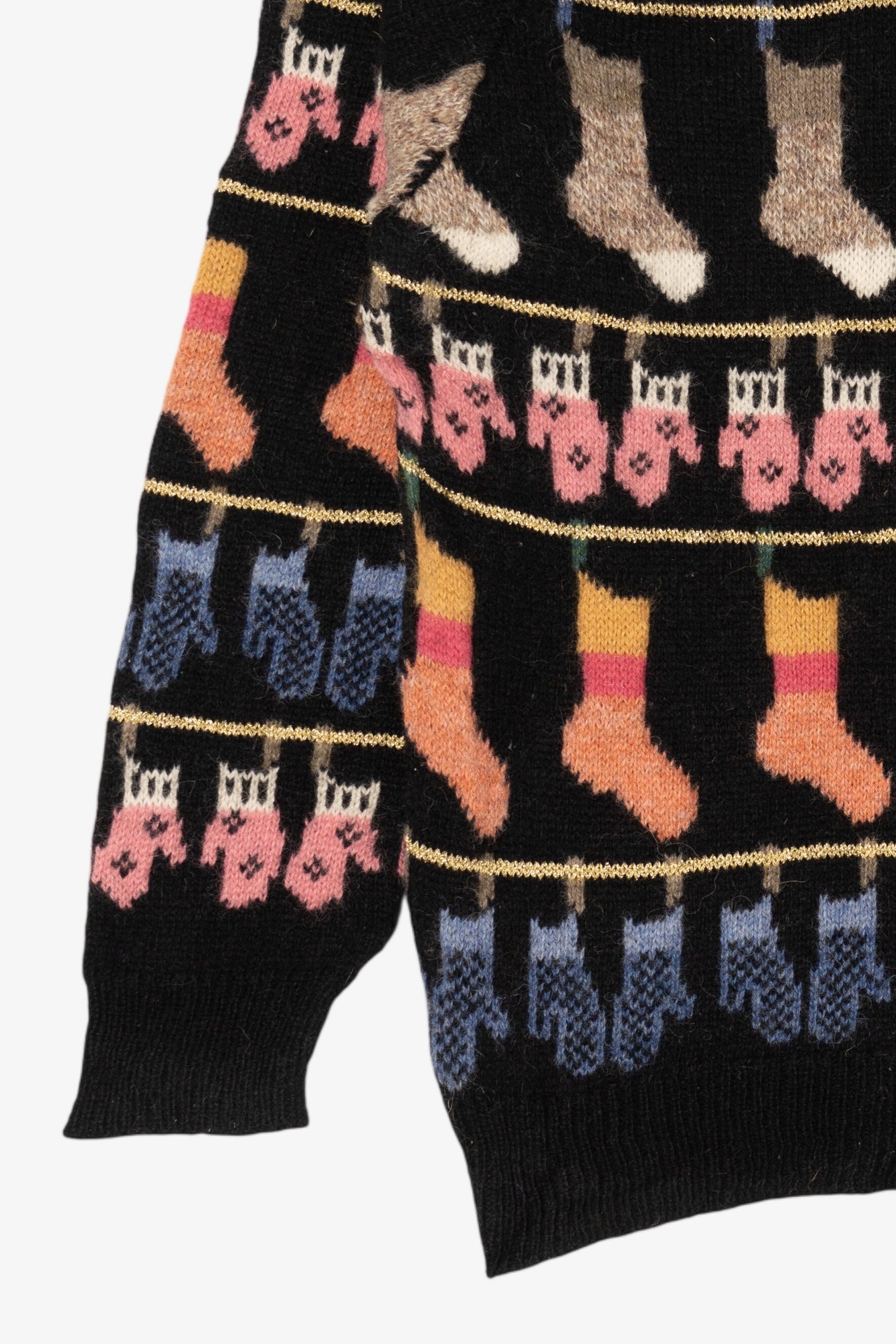 Vintage Susan Bristol Socks And Mittens Sweater (1980s)