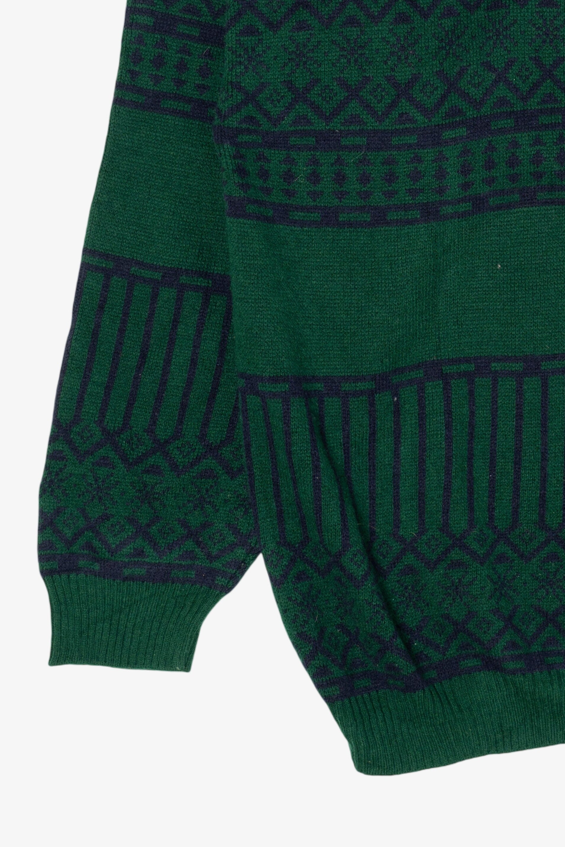 Vintage Green HorizonIV "Private Joke" Sweater (1980s)