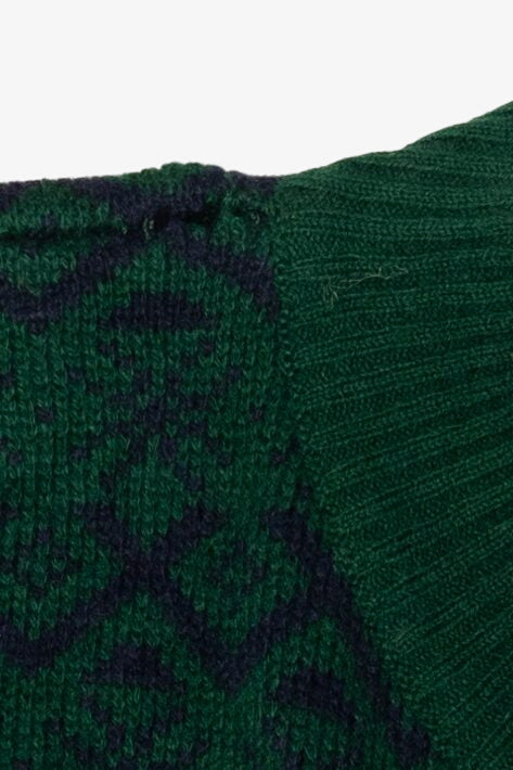 Vintage Green HorizonIV "Private Joke" Sweater (1980s)
