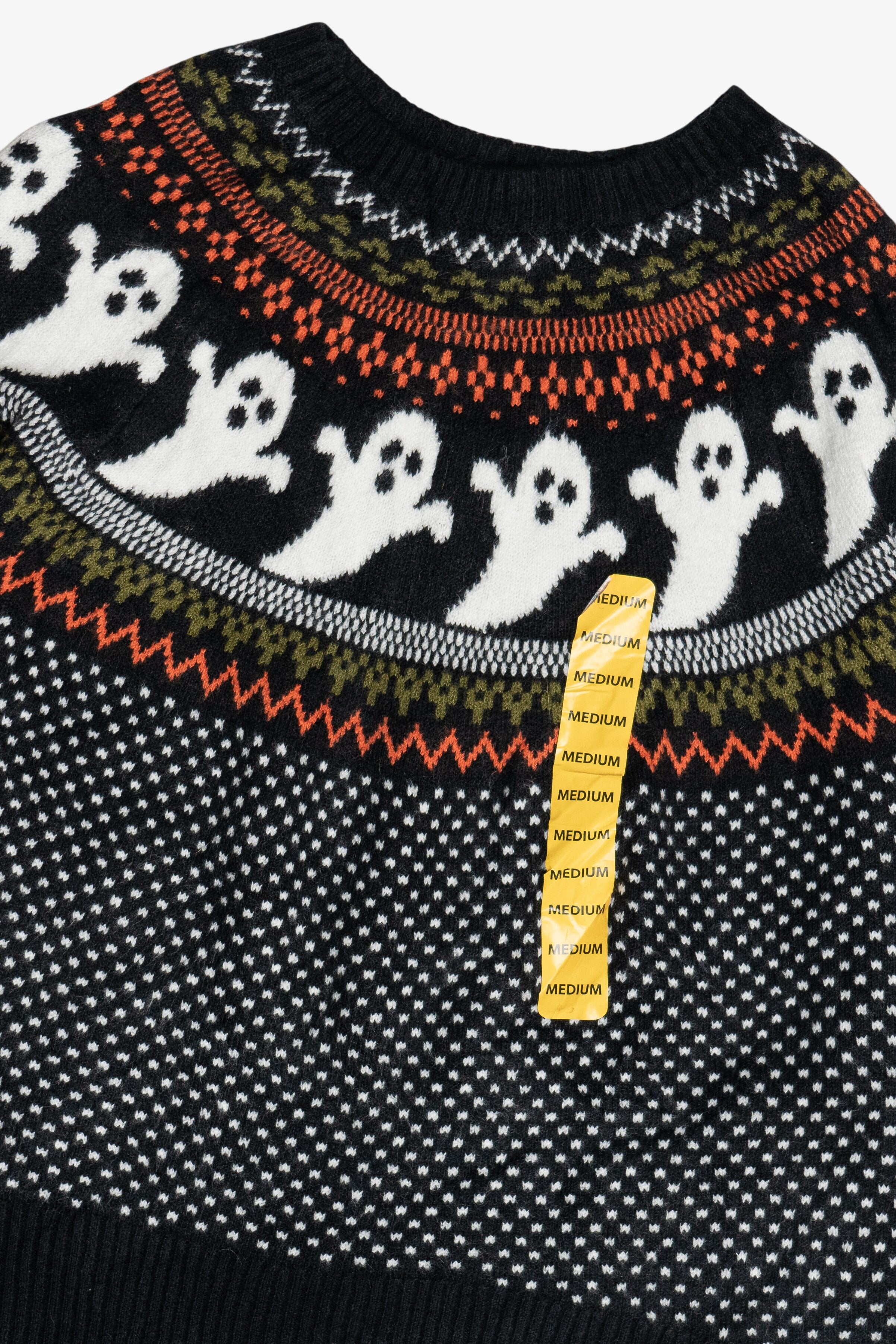 Halloween Ghosts Fair Isle Sweater (2020s)