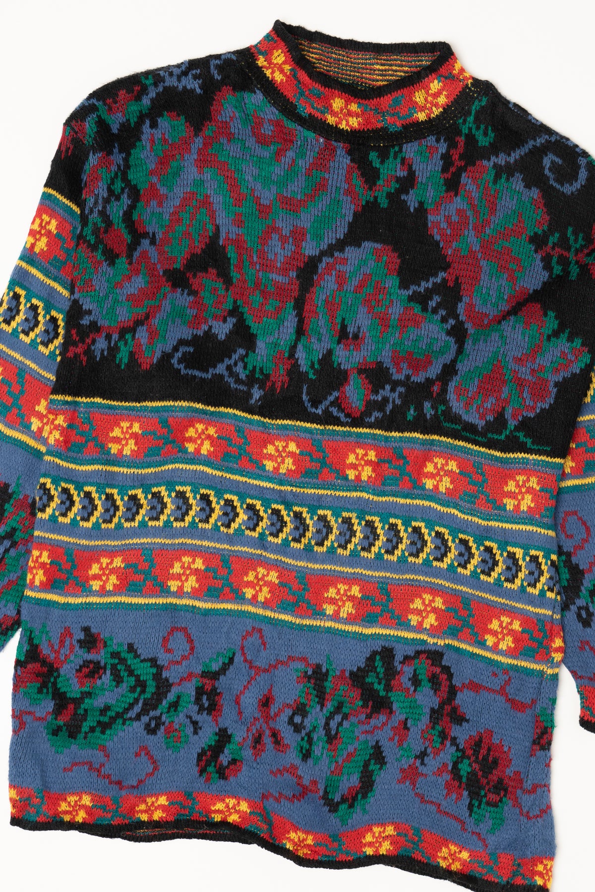 Vintage Colorful Floral Colter Bay Sweater (1980s)