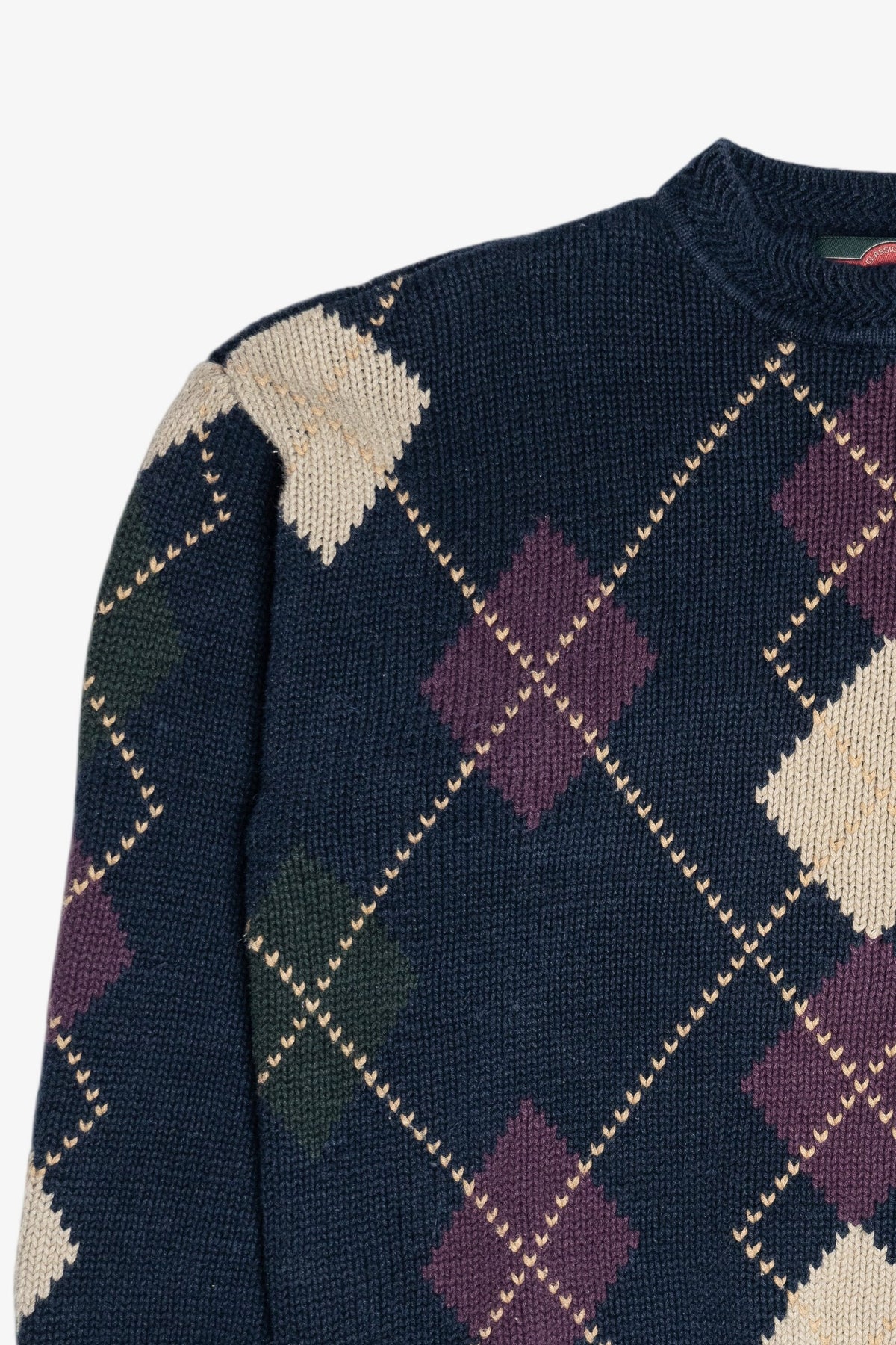 Vintage Stone Haven Argyle Sweater (1990s)