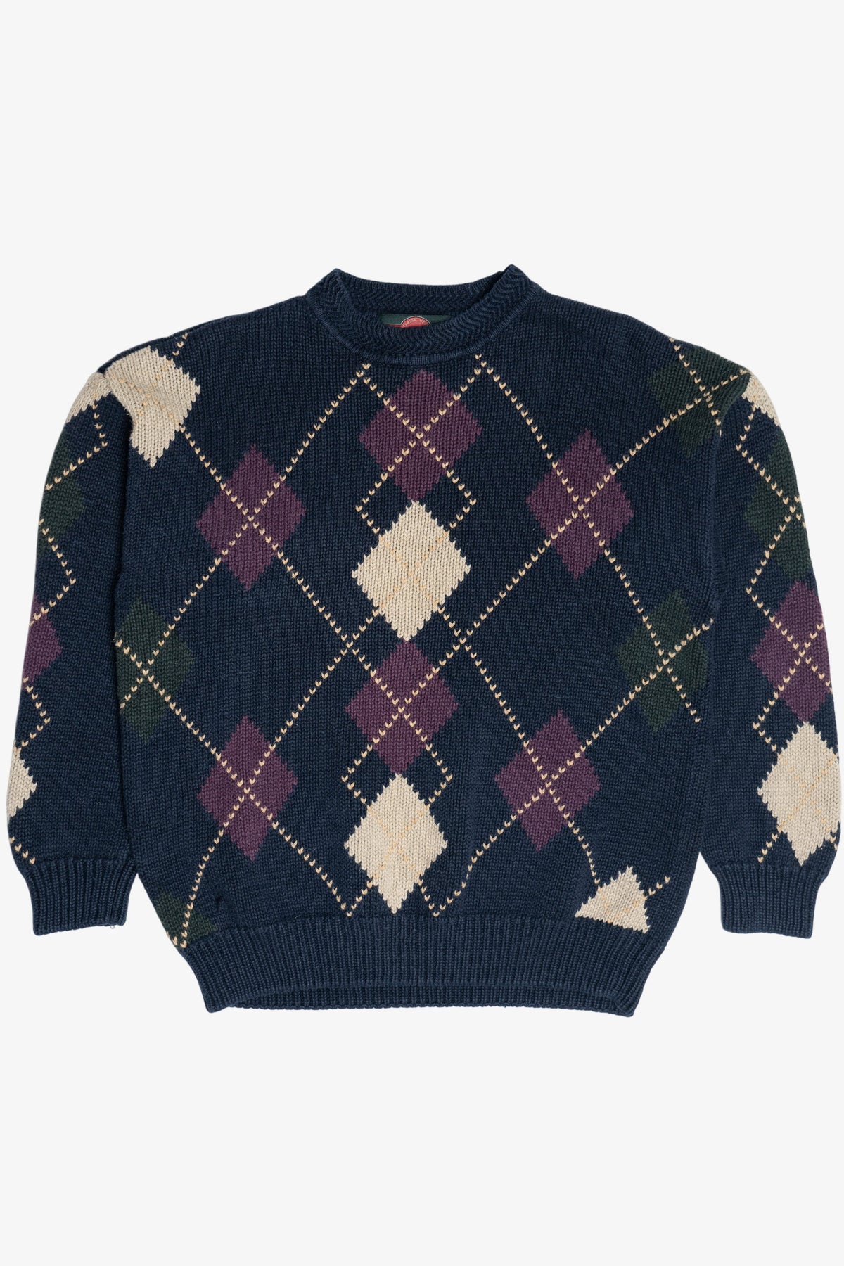 Vintage Stone Haven Argyle Sweater (1990s)