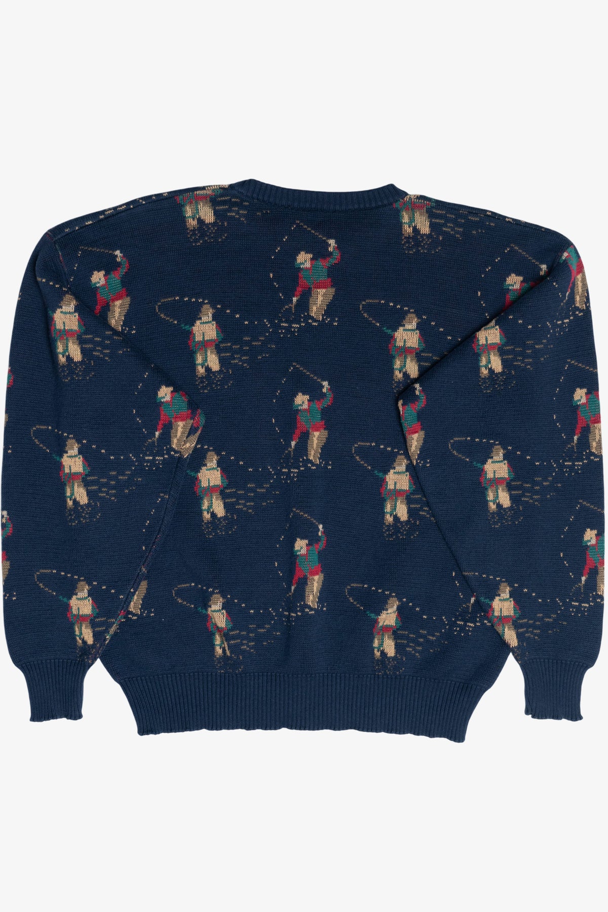 Vintage Fishing Graphic Crewneck Sweater (1980s)