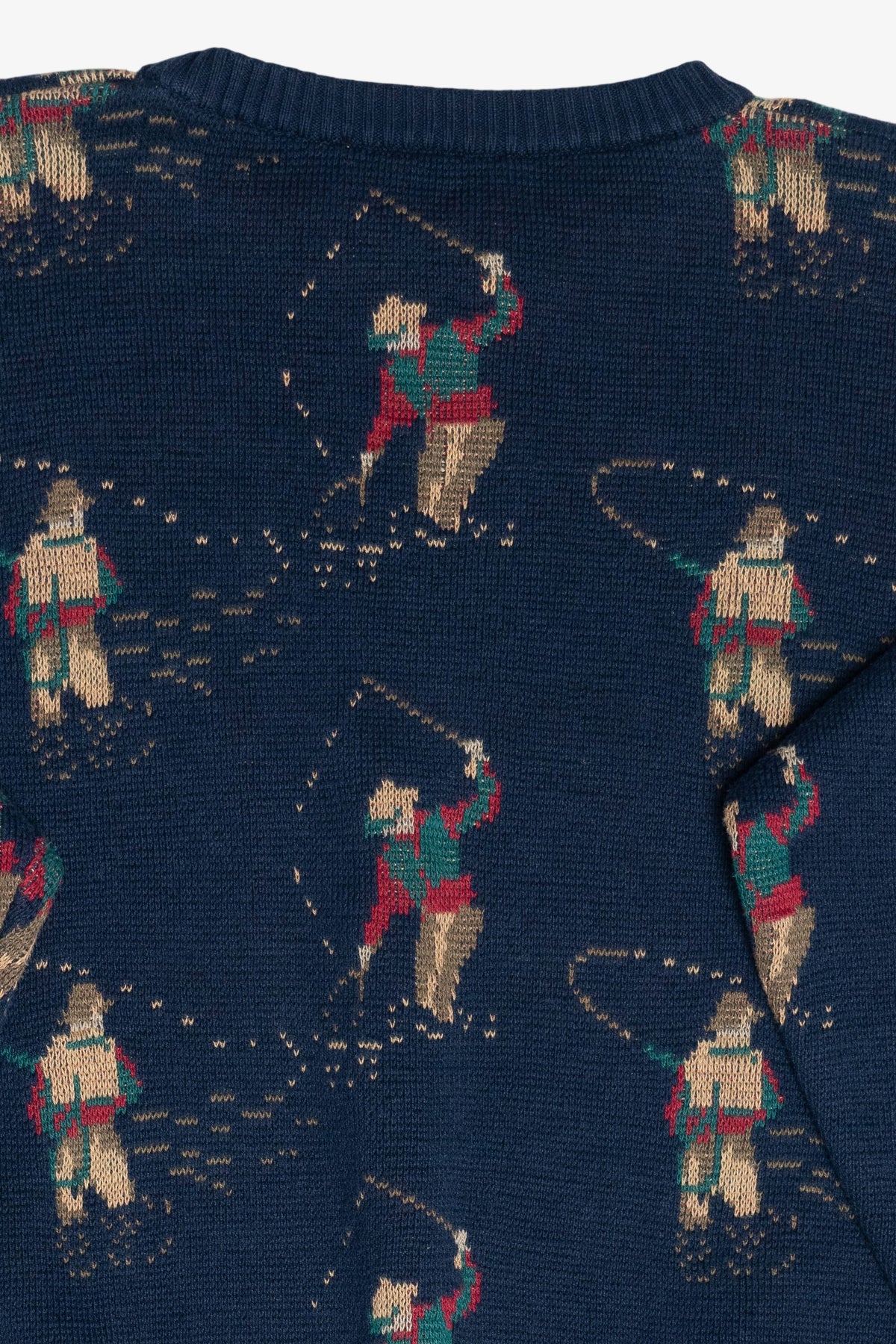 Vintage Fishing Graphic Crewneck Sweater (1980s)