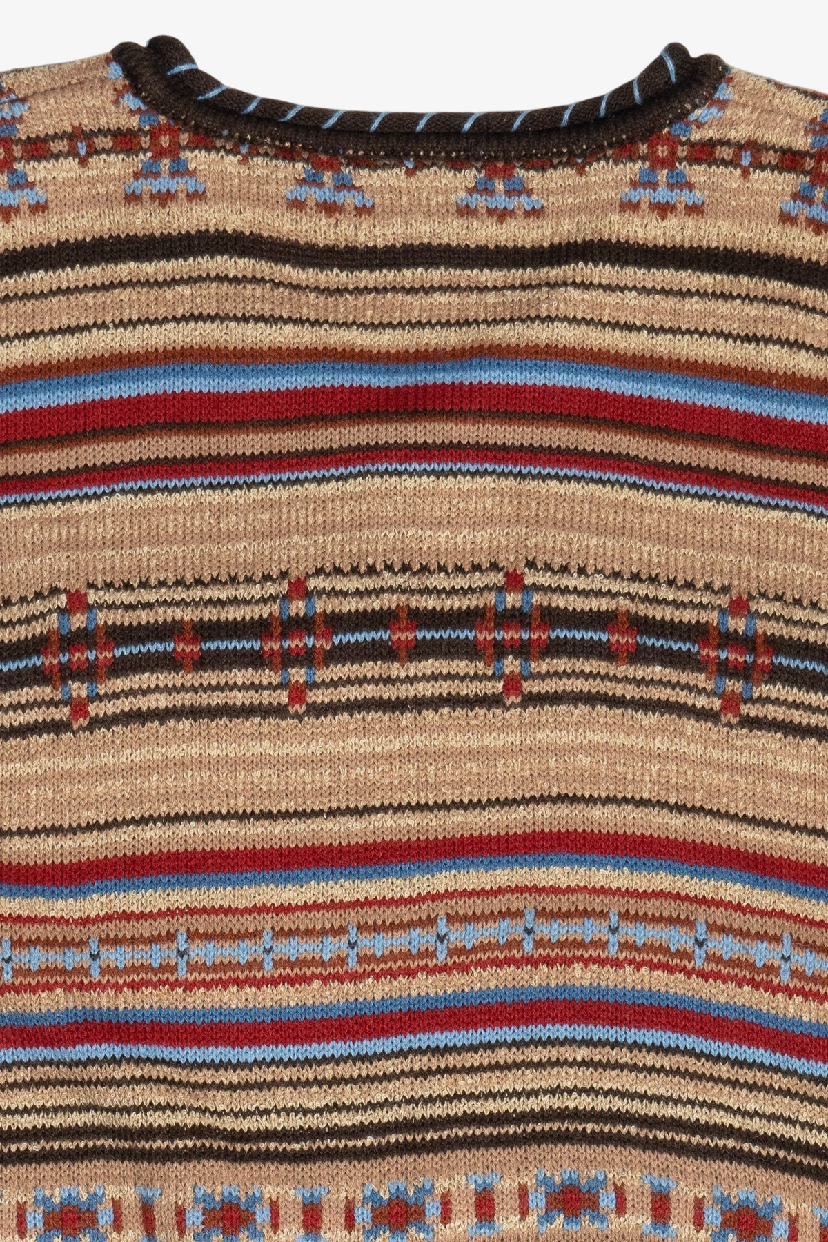 Vintage Fiorlini International Southwestern V-Neck Sweater (1990s)