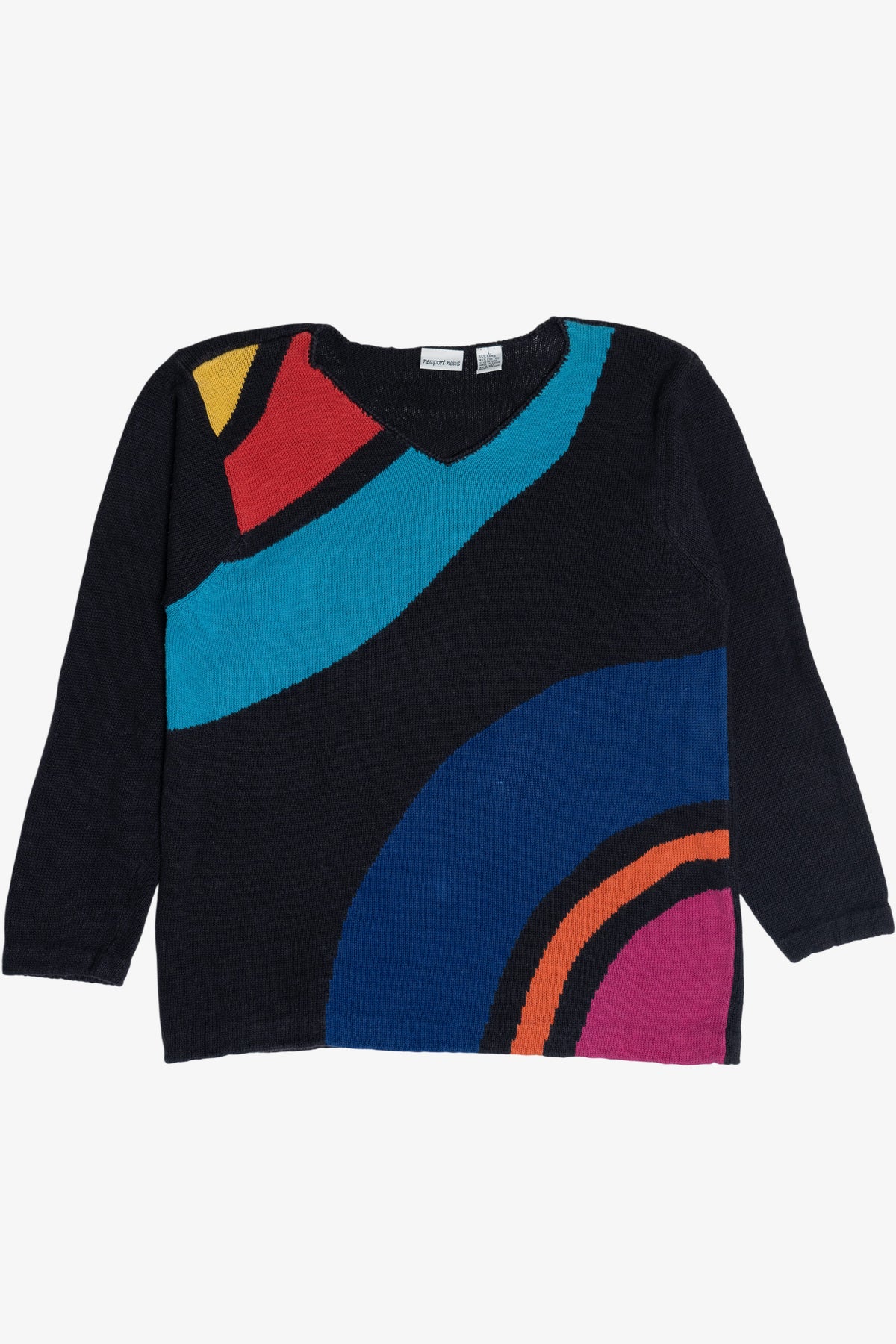 Vintage Newport News Graphic Sweater (1980s)