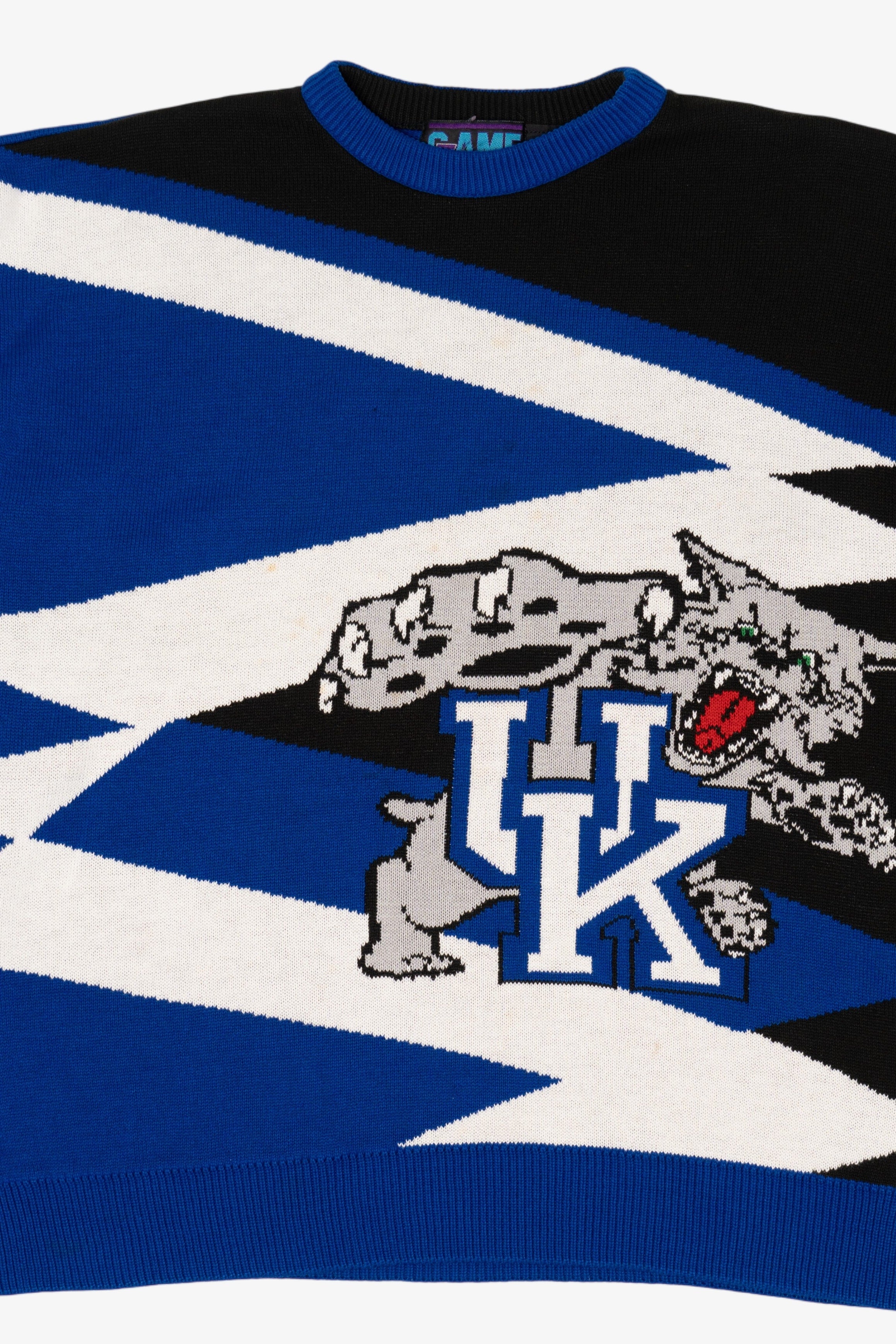 Vintage Blue University Of Kentucky Wildcats Sweater